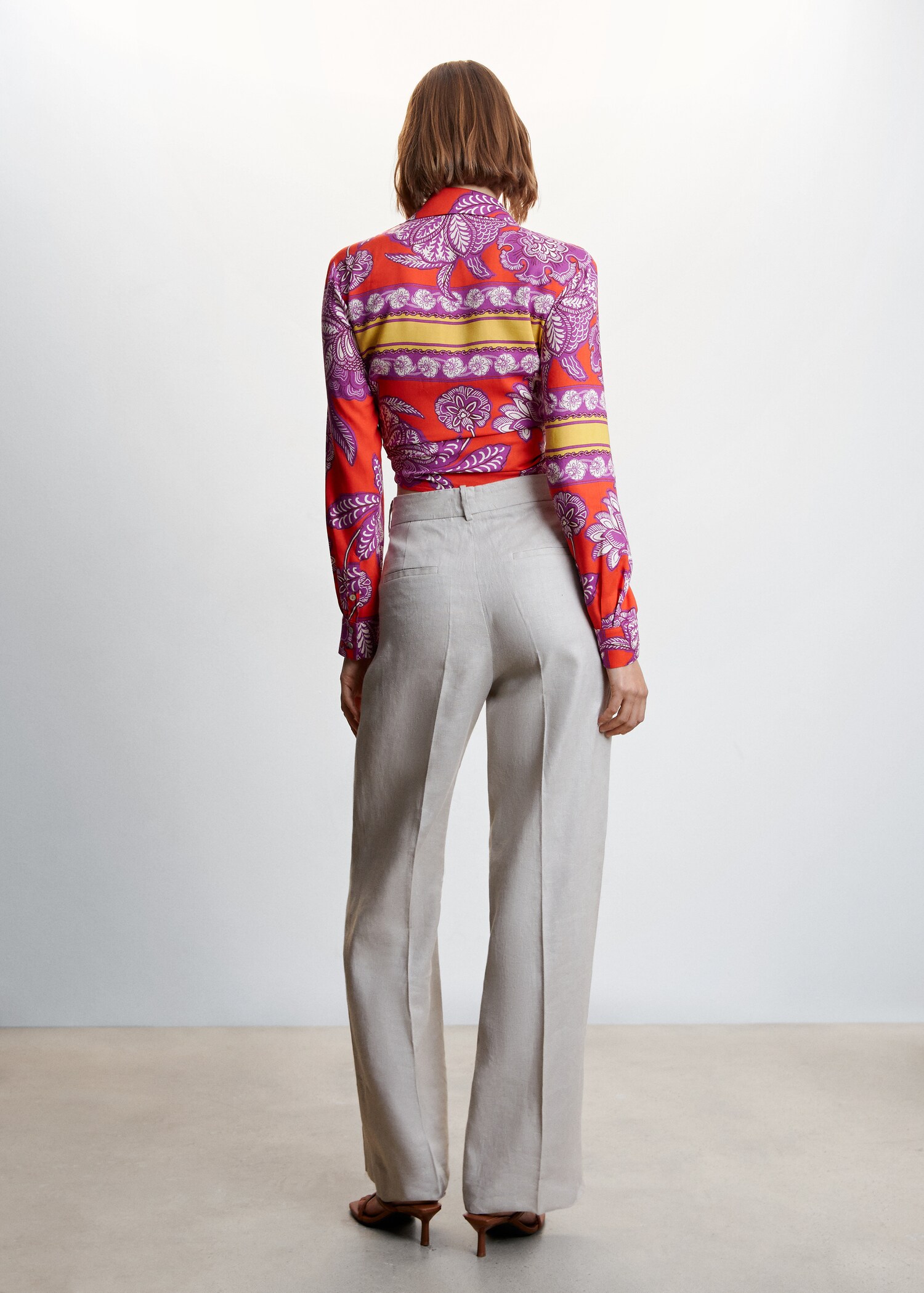 Camisa estampada lazo - Reverso del artículo