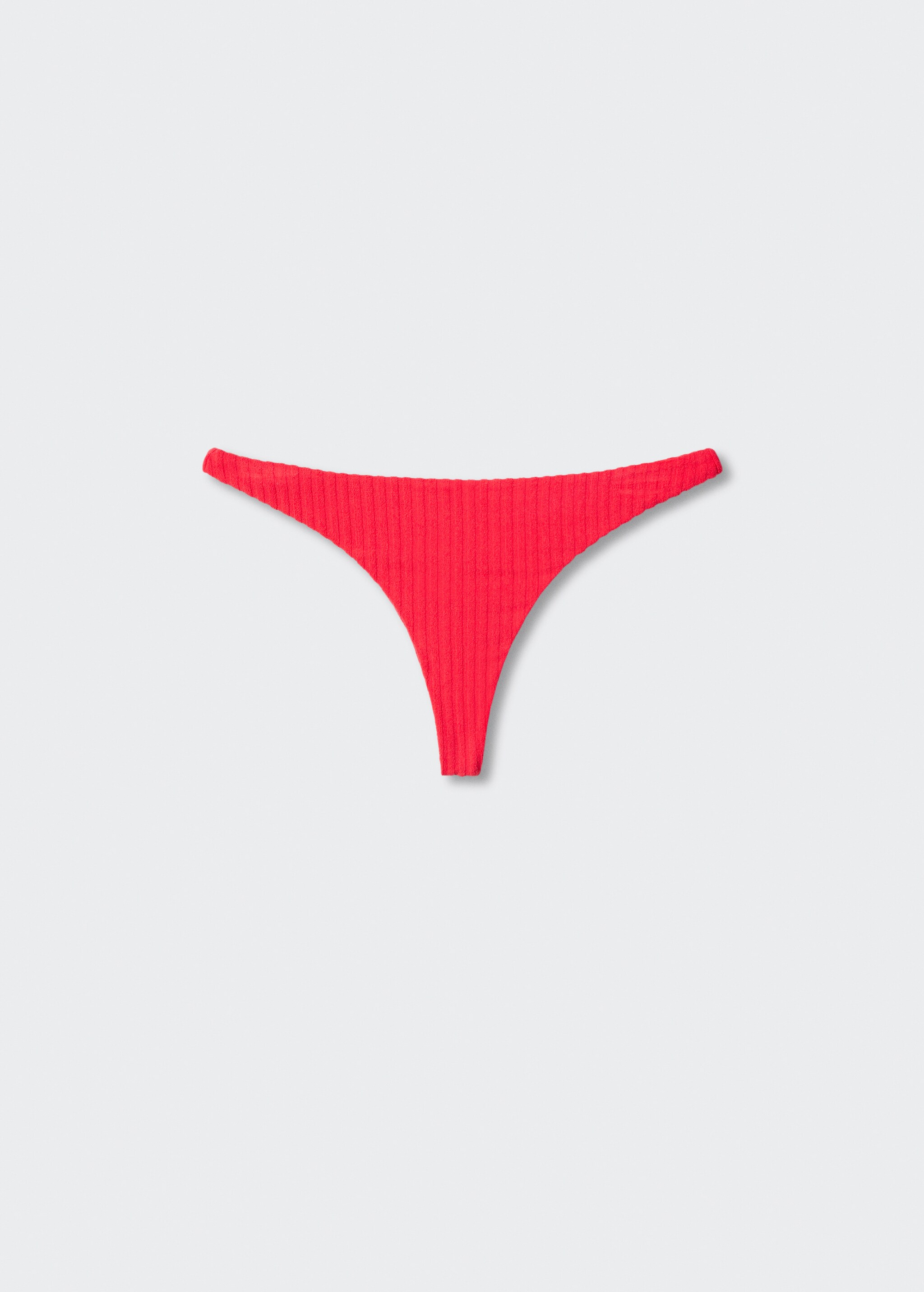 Brasilianischer Bikini-Slip mit Streifentextur - Artikel ohne Model