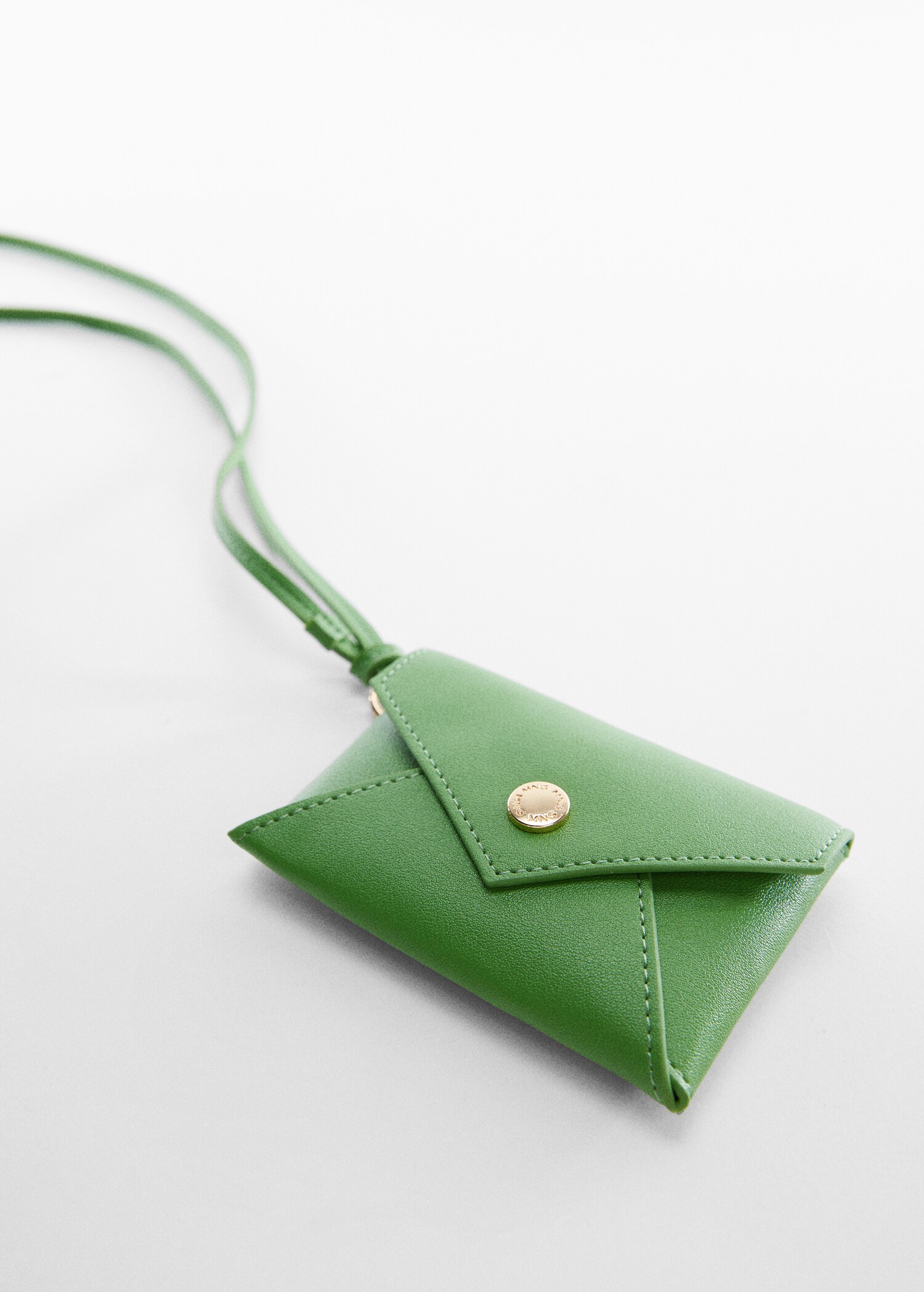 Purse with button flap  - Medium plane