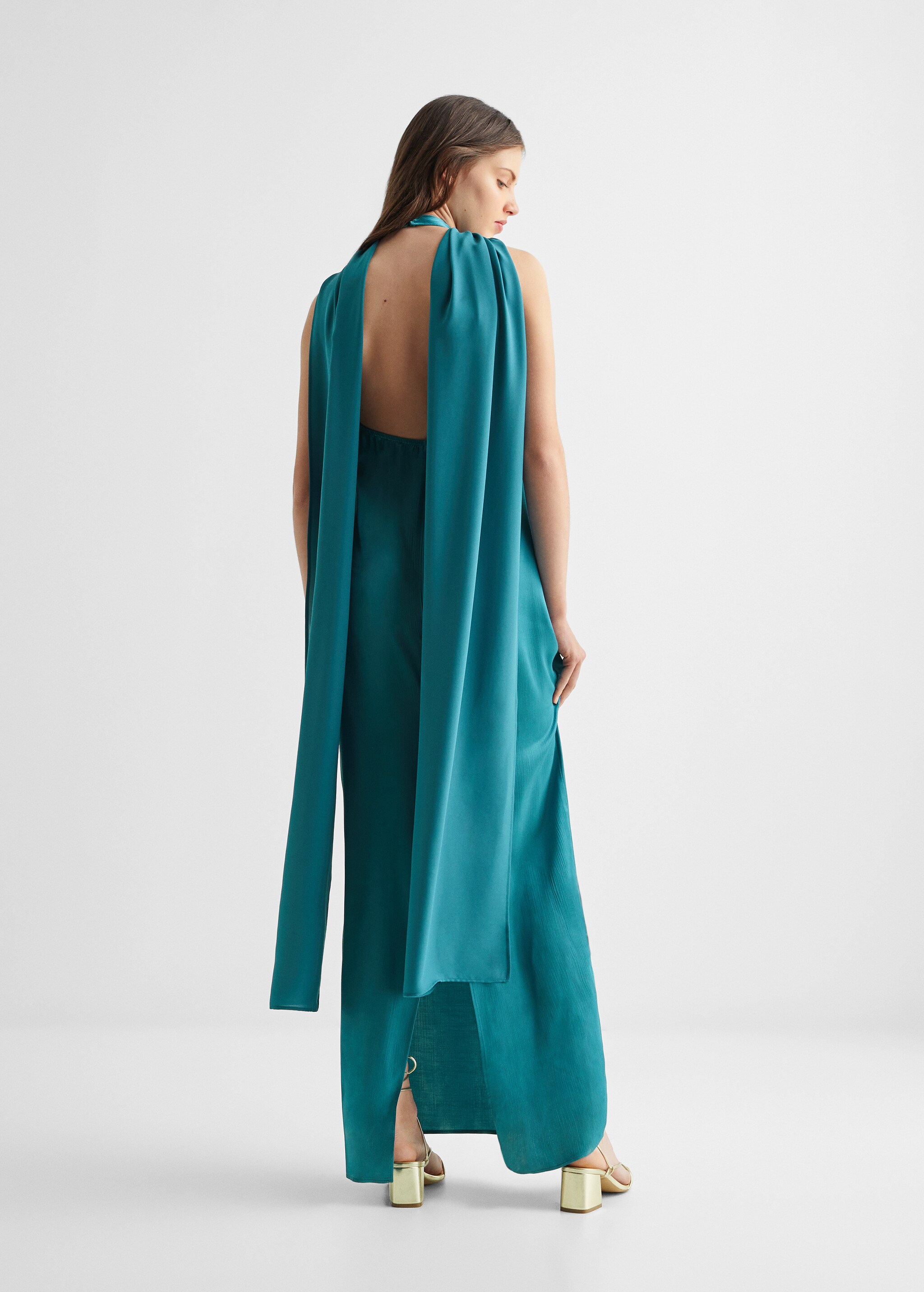 Asymmetrical dress - Reverse of the article