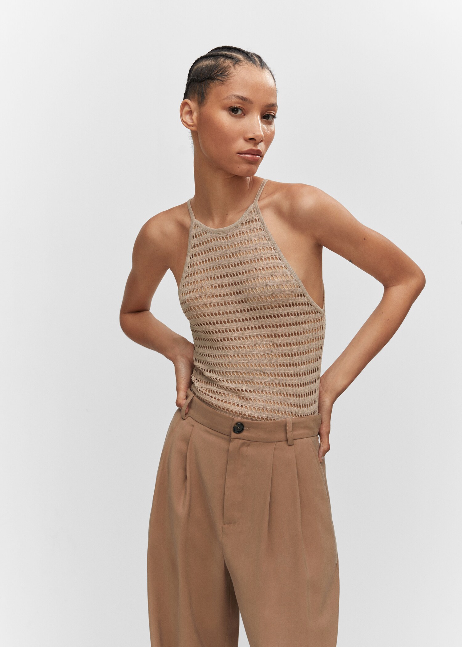 Top punt coll halter - Pla mig