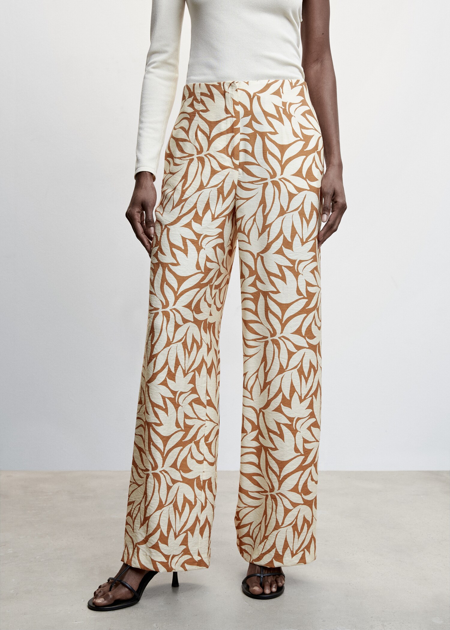 Printed palazzo pants - Medium plane
