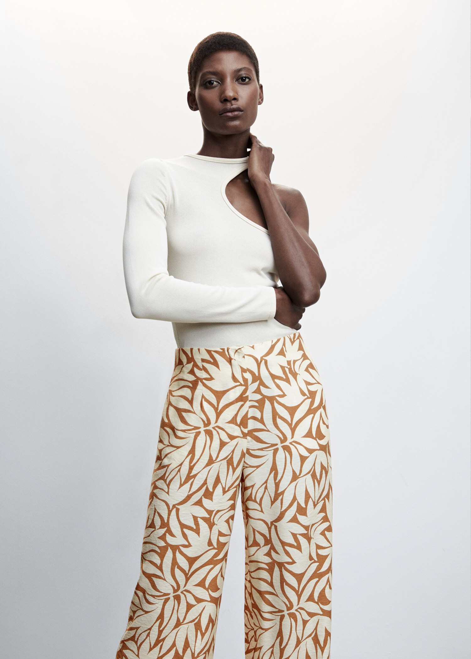 Printed palazzo pants - Details of the article 1
