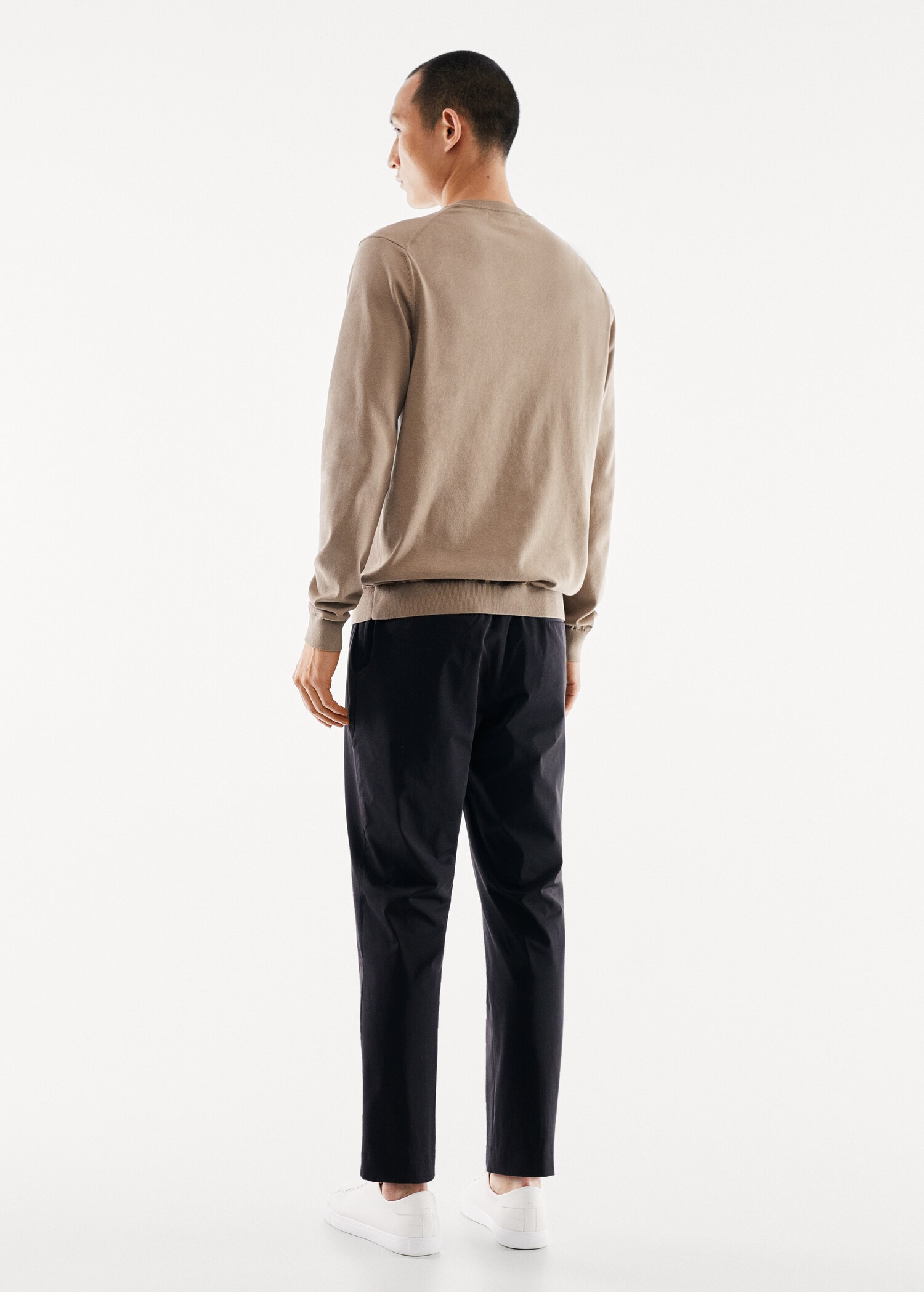 Feinstrickpullover aus Baumwolle - Rückseite des Artikels