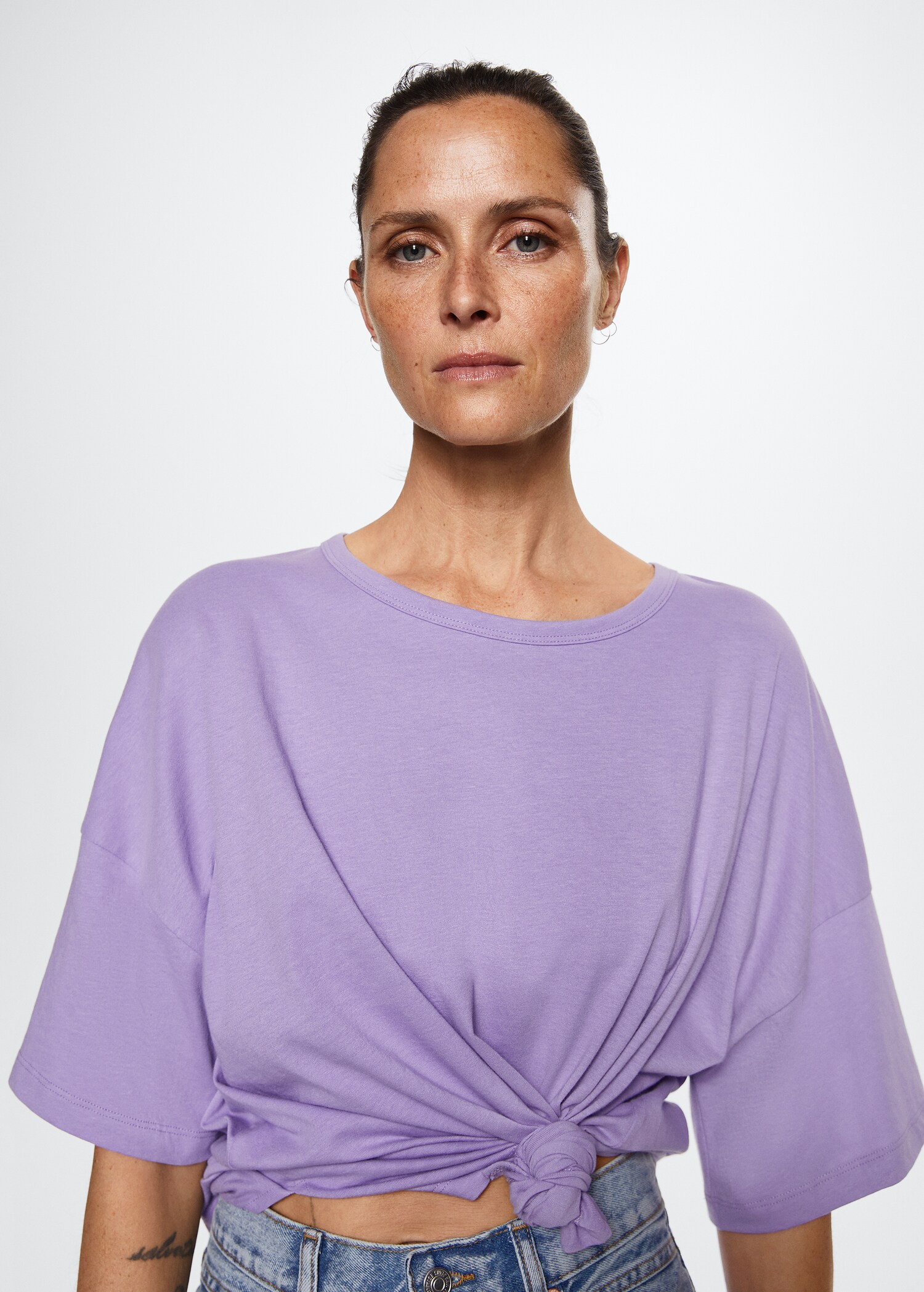 Oversized-Baumwollshirt - Detail des Artikels 1