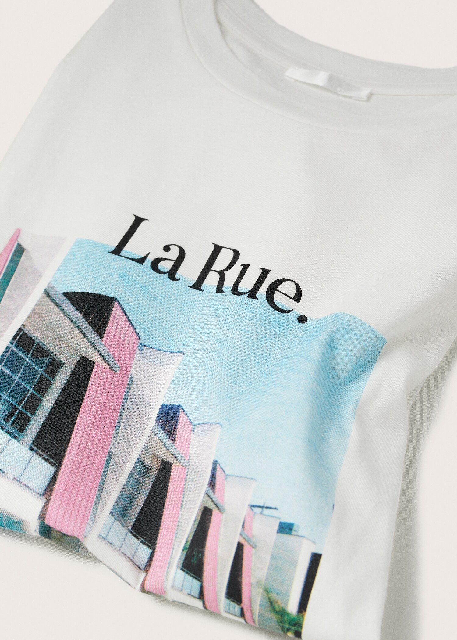 Printed cotton-blend T-shirt - Details of the article 8