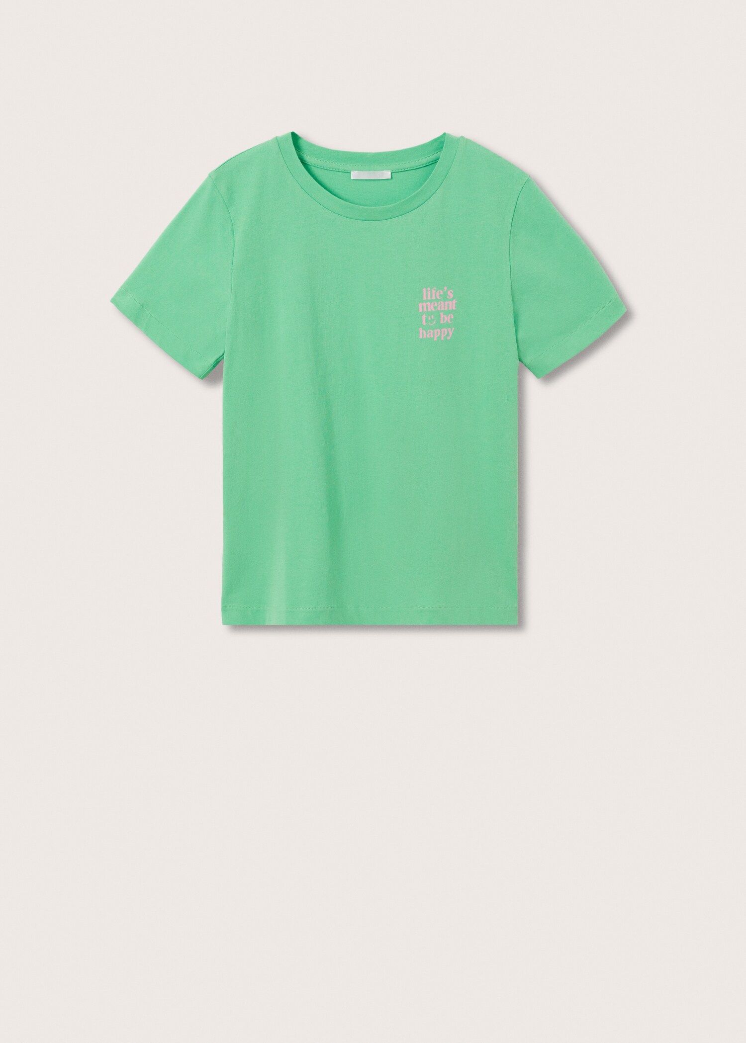 Printed cotton-blend T-shirt - Article without model