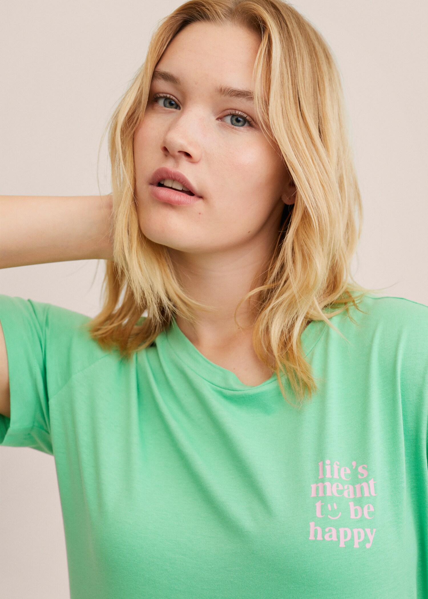 Printed cotton-blend T-shirt - Details of the article 5