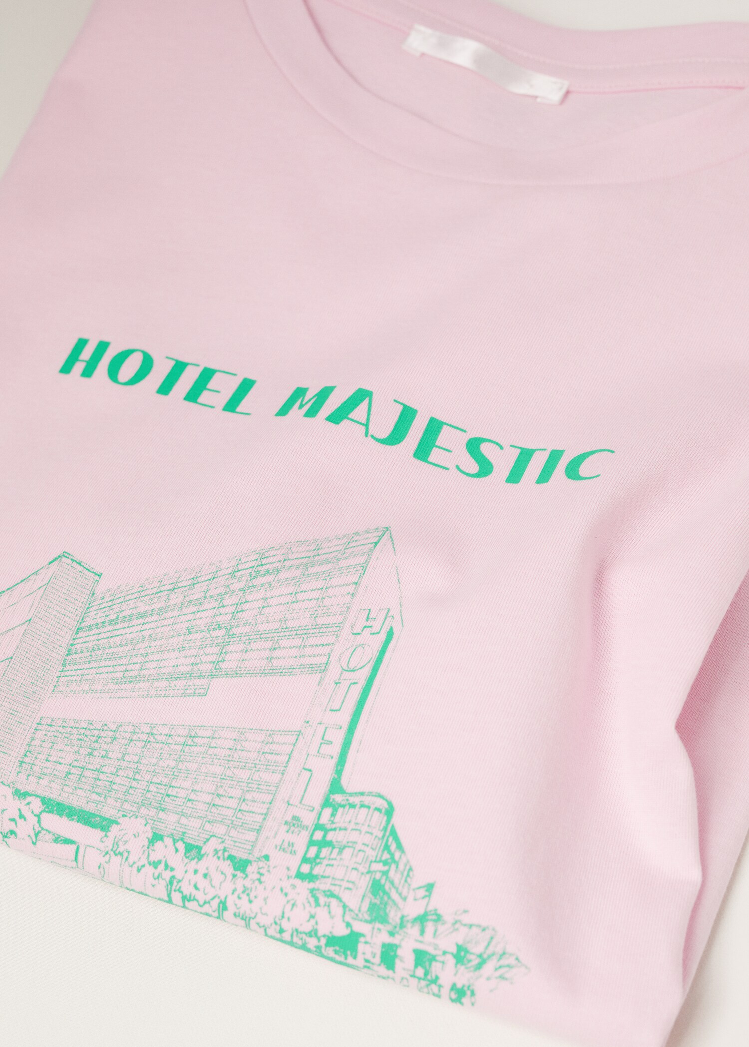 Bedrucktes Baumwoll-T-Shirt - Detail des Artikels 8