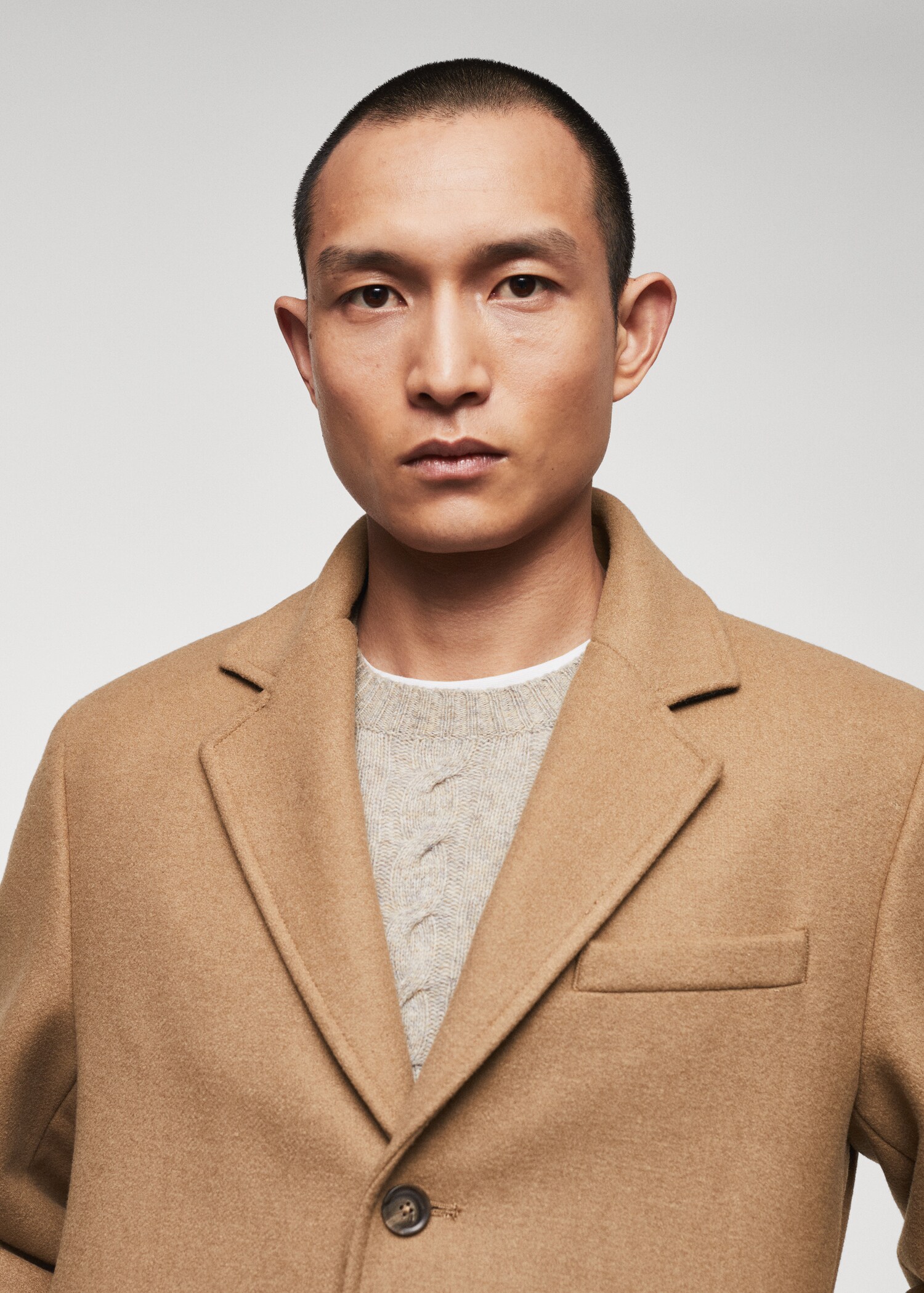 Manteau laine recyclée - Détail de l'article 1
