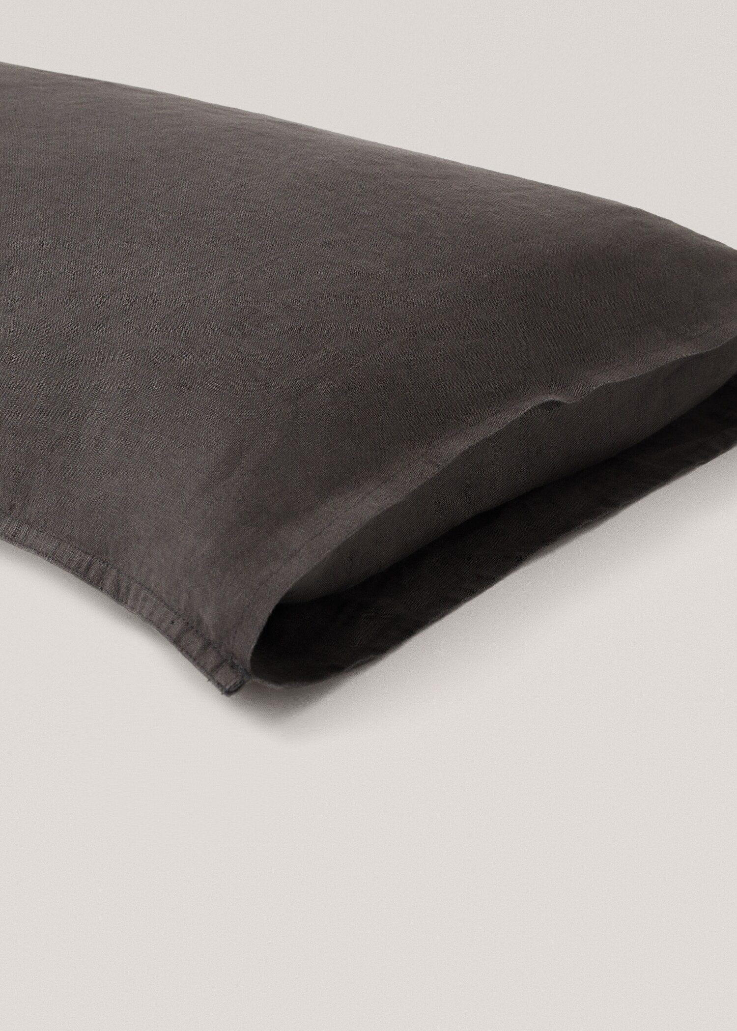 100% linen pillowcase 45x110cm - Medium plane