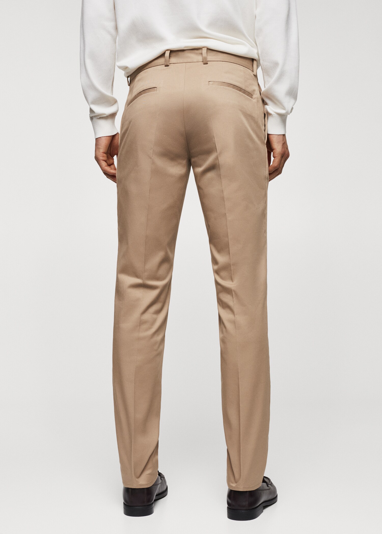 Slim fit chino trousers - Reverse of the article