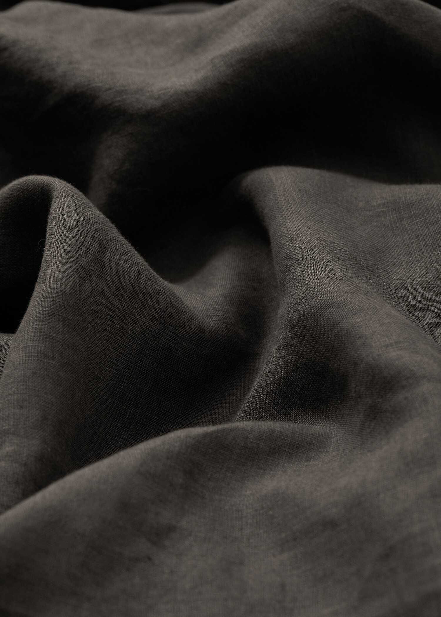 100% linen fitted sheet single bed - Medium plane