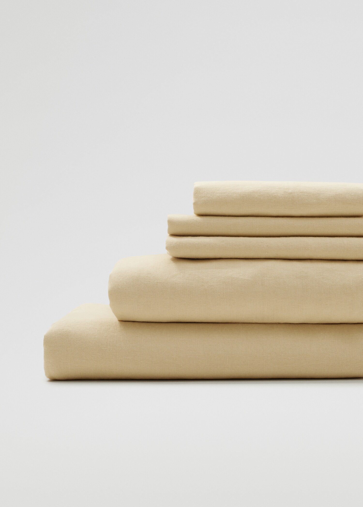 Cotton percale flat sheet (300 threads) queen bed - Medium plane