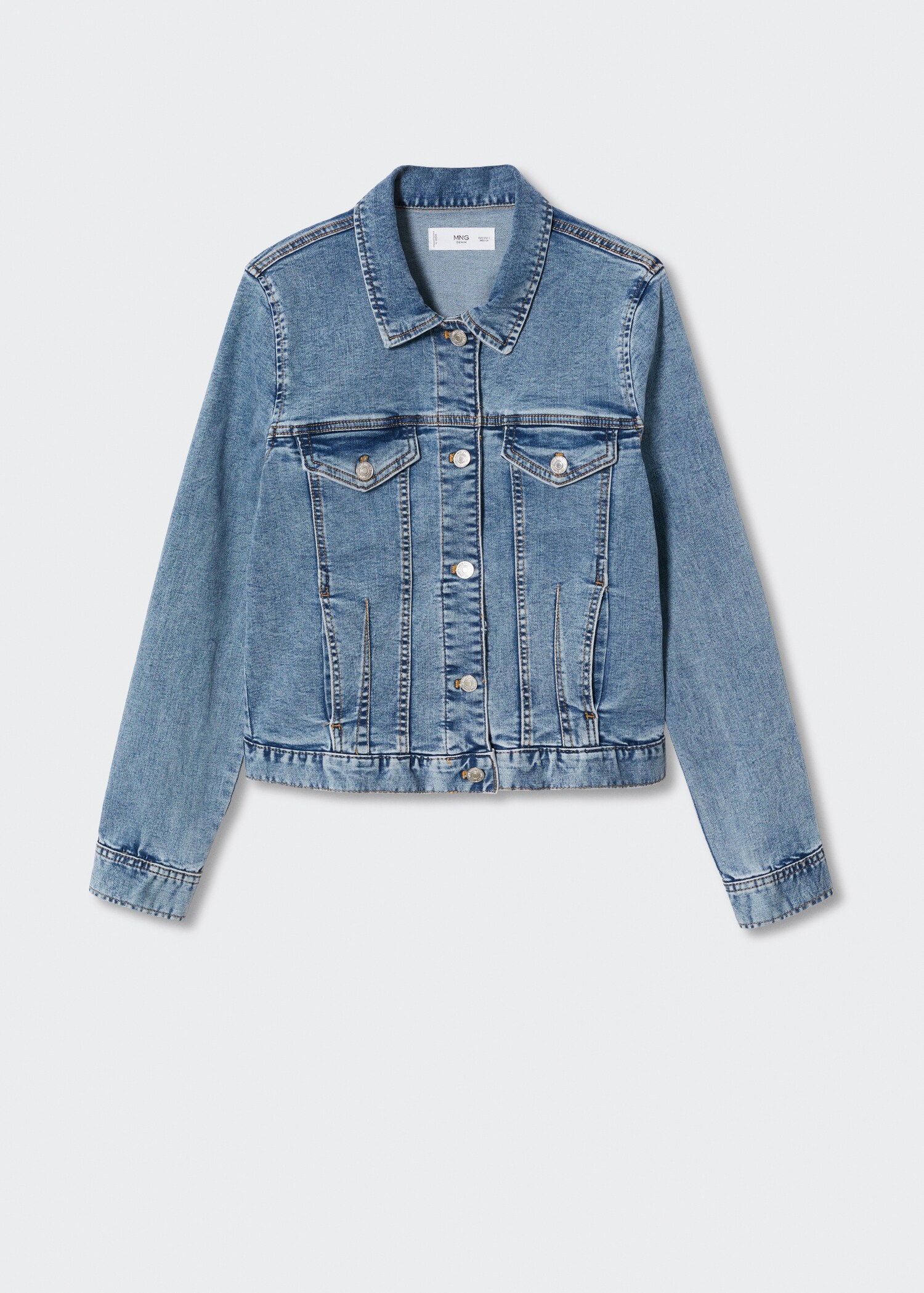 Pocketed denim jacket - Article without model