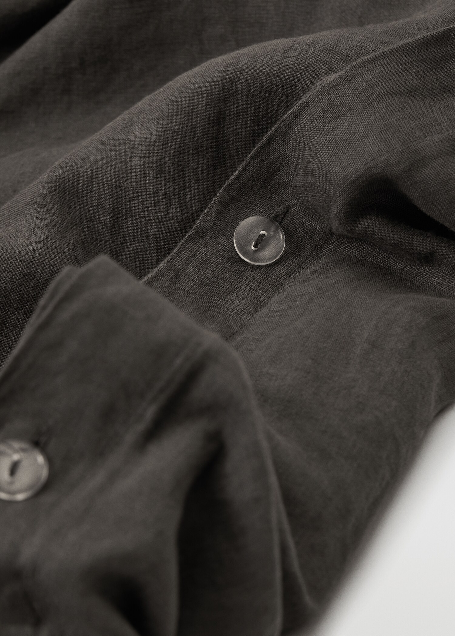 100% linen duvet cover for single bed - Details of the article 3