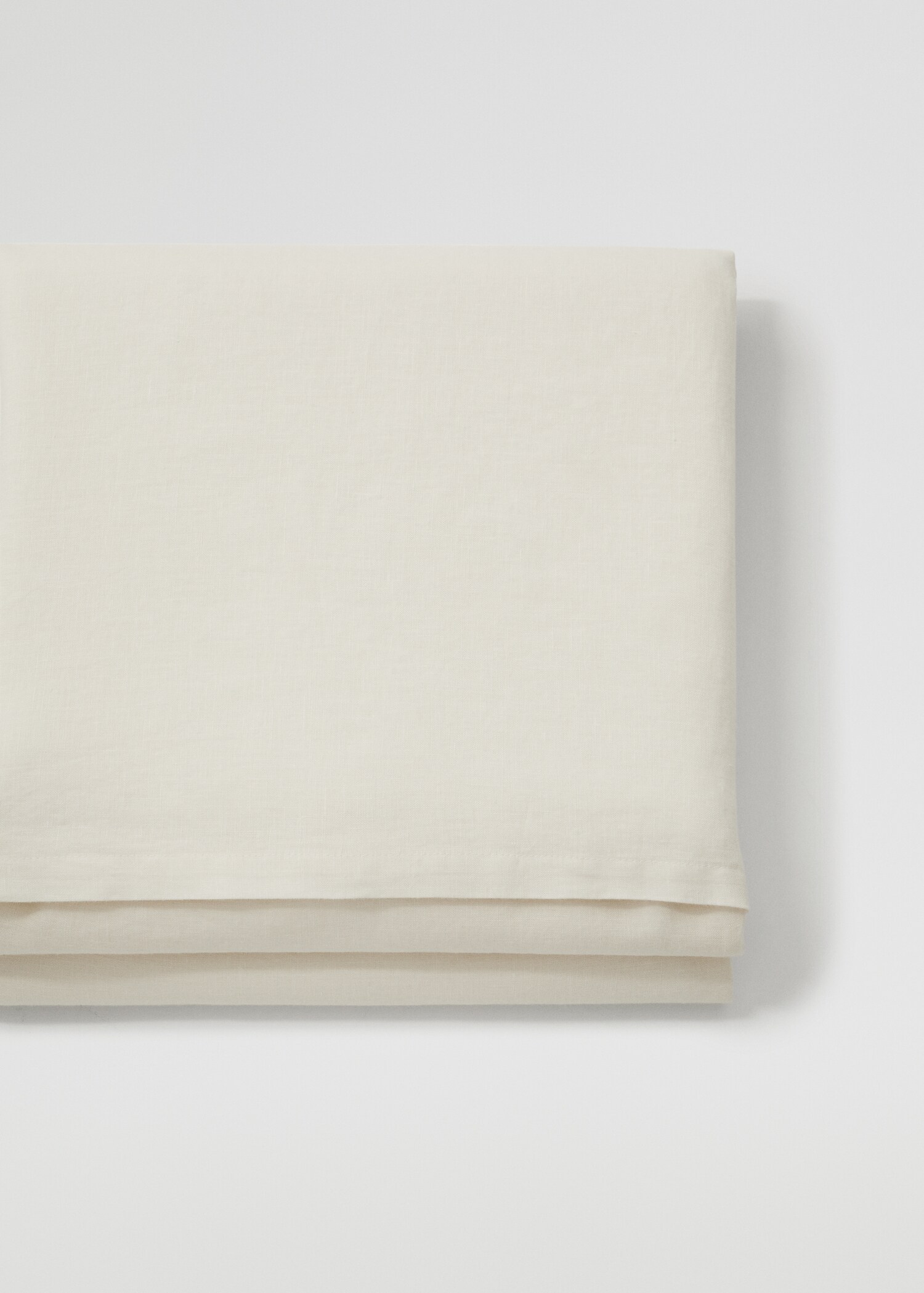 Cotton percale flat sheet (300 threads) queen bed - Article without model