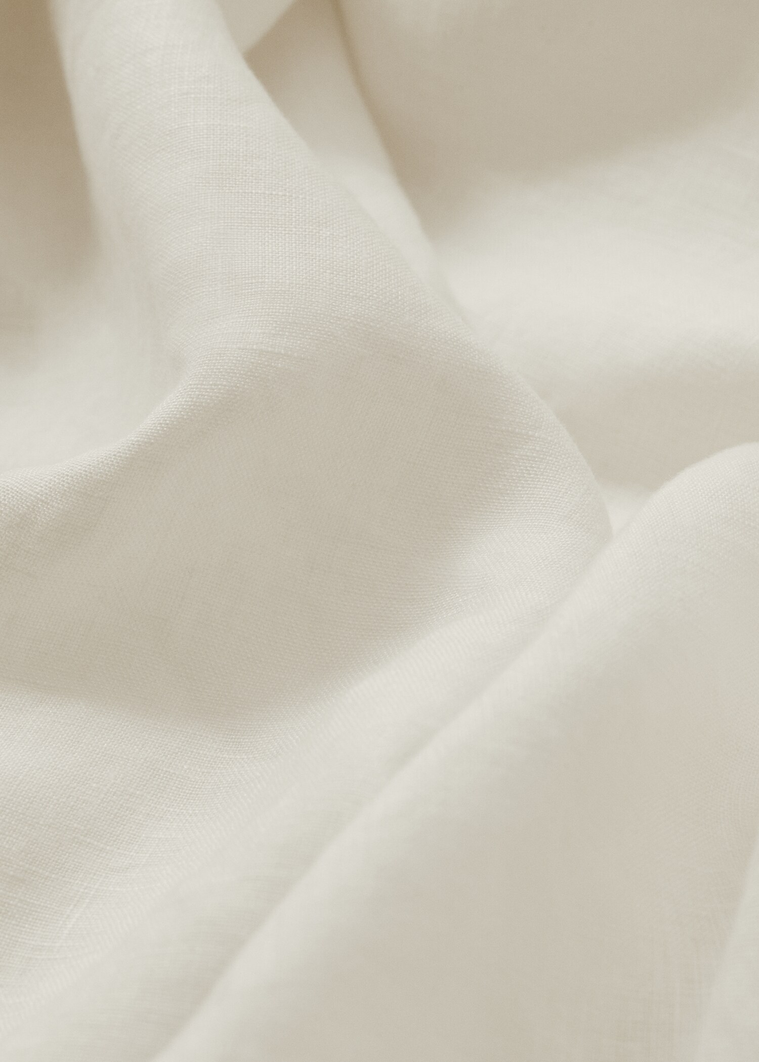 Cotton percale flat sheet (300 threads) queen bed - Details of the article 2