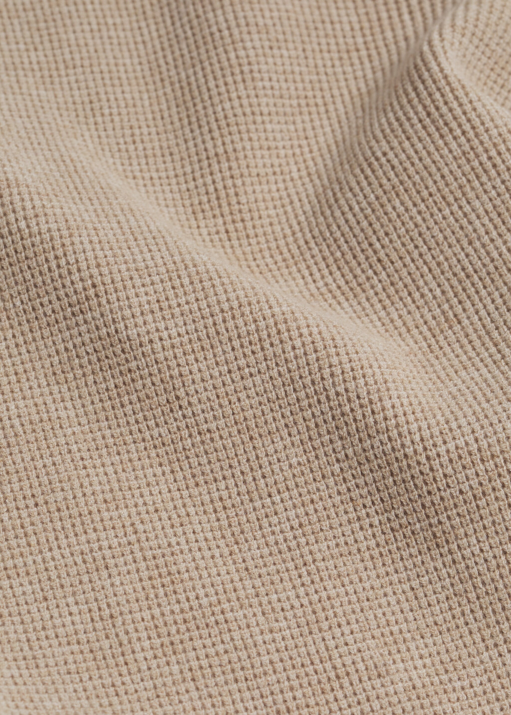 Structured cotton sweater - Details of the article 7