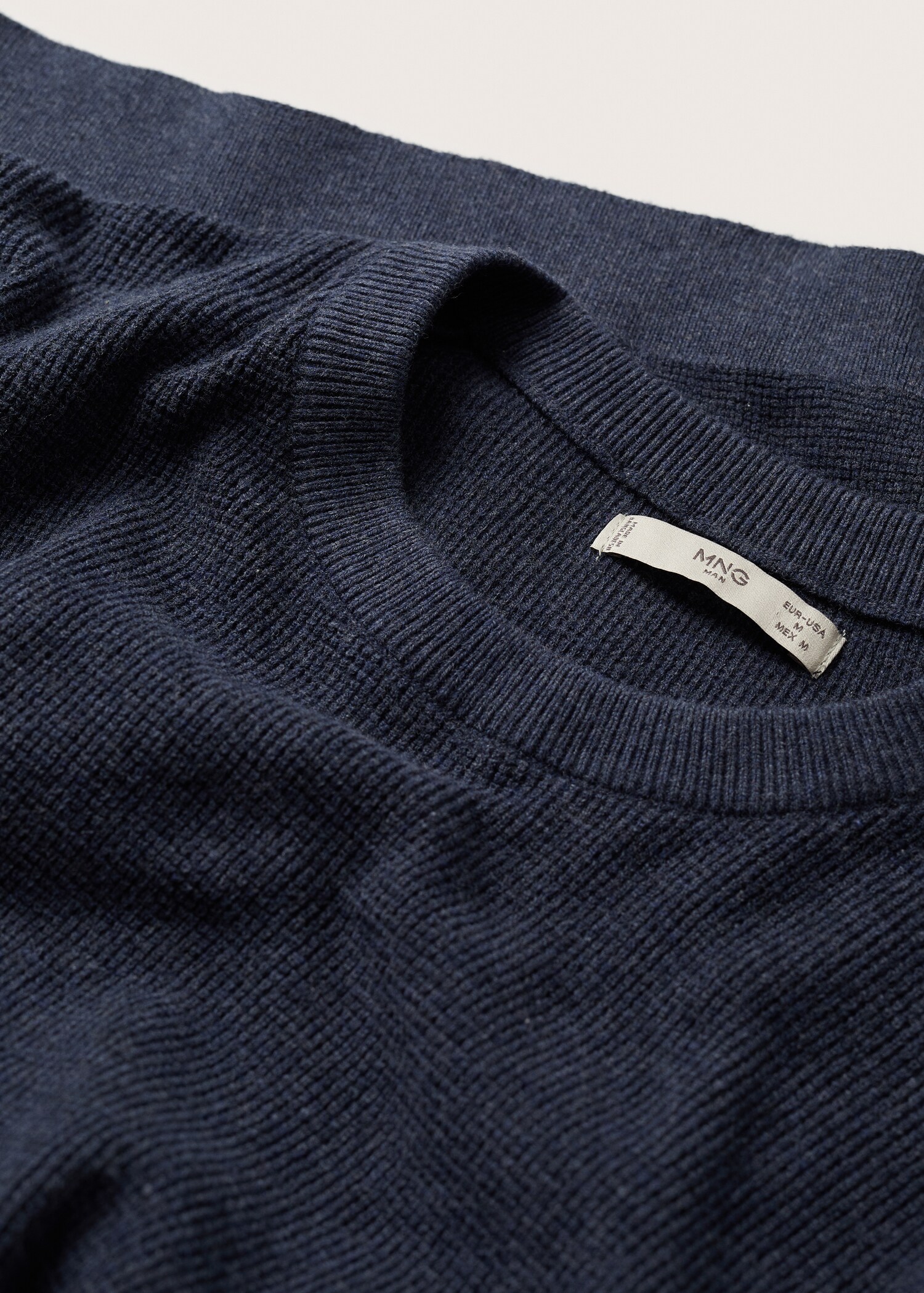 Structured cotton sweater - Details of the article 8