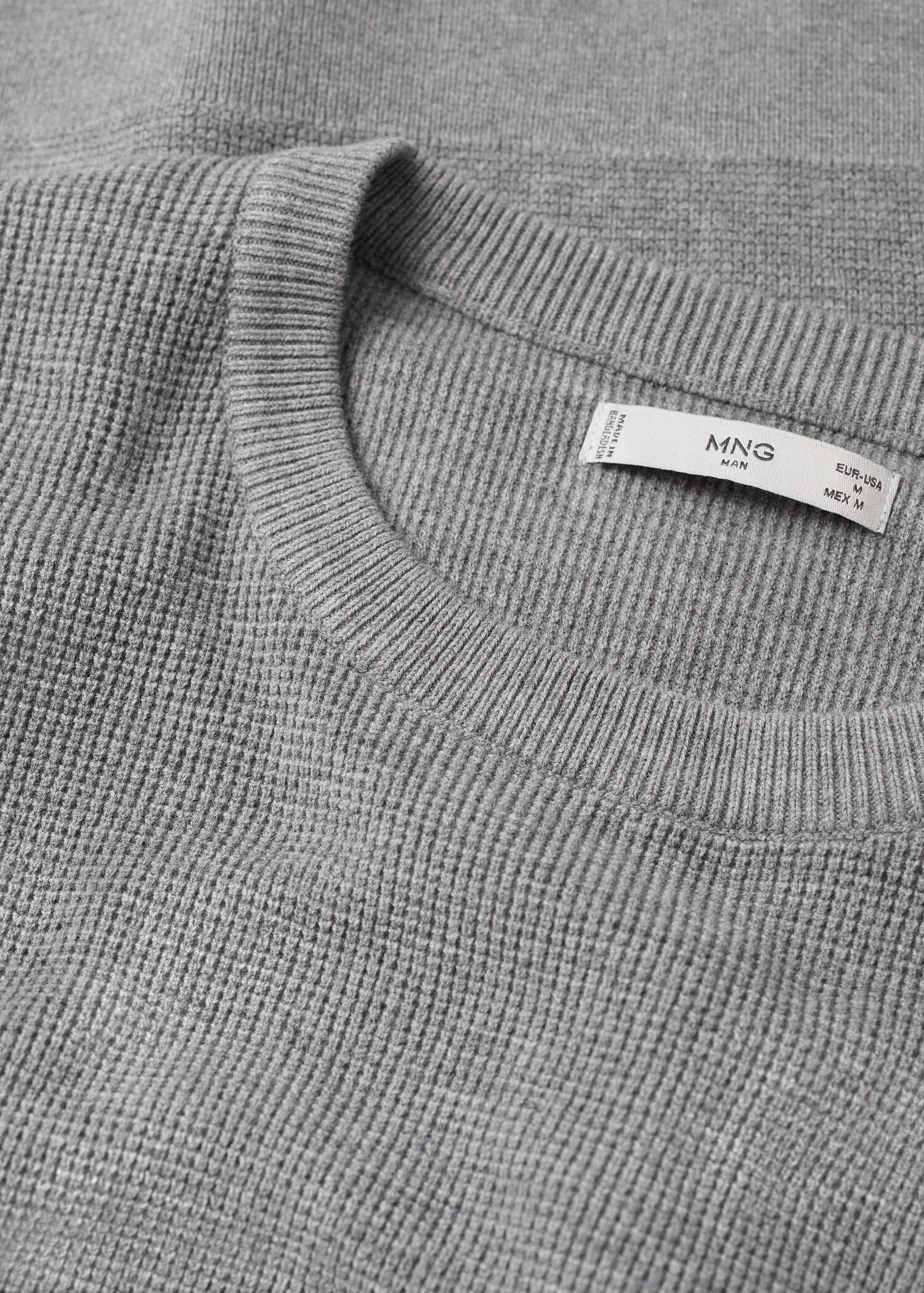 Structured cotton sweater - Details of the article 8