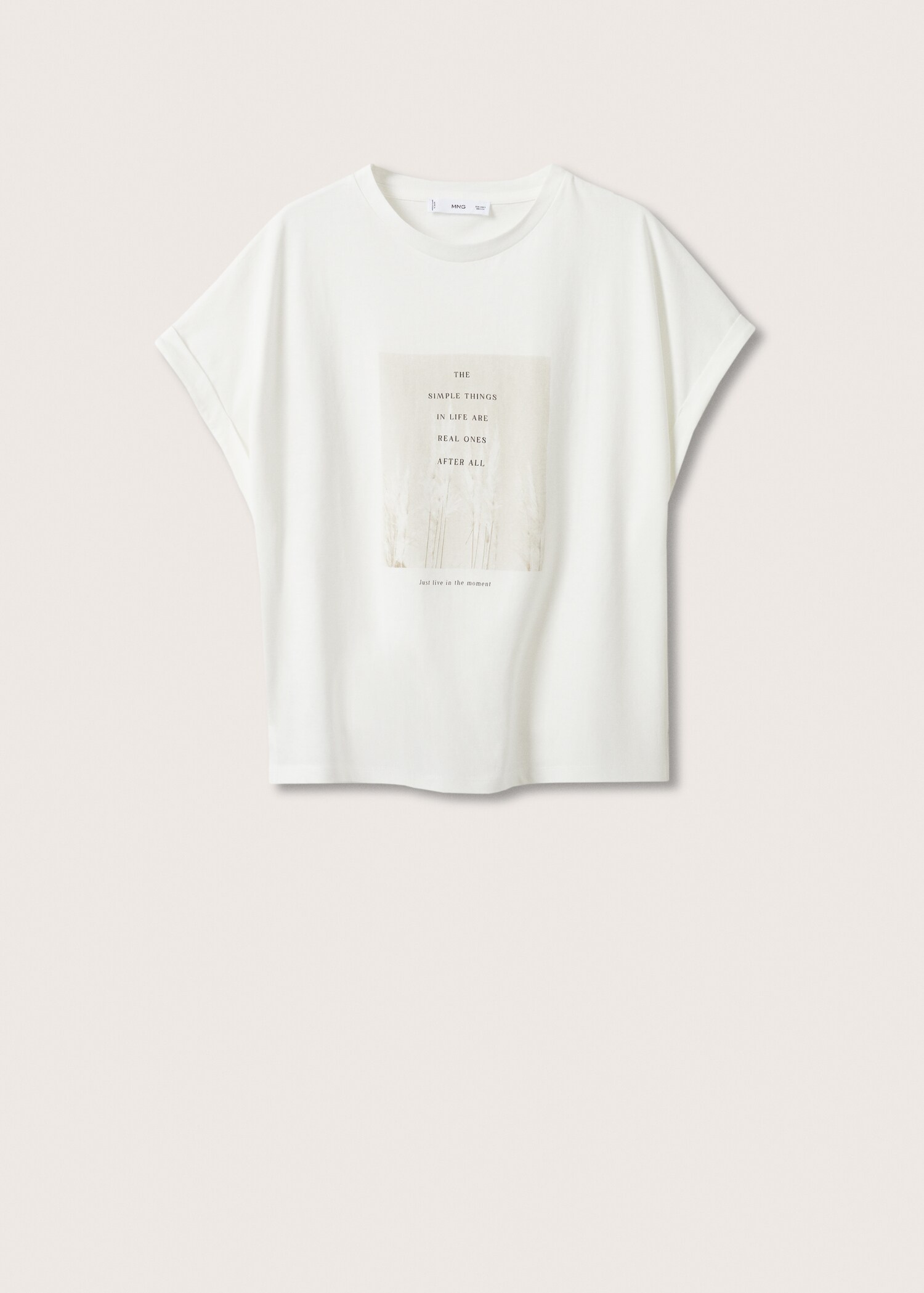 Bedrucktes Baumwoll-T-Shirt - Artikel ohne Model