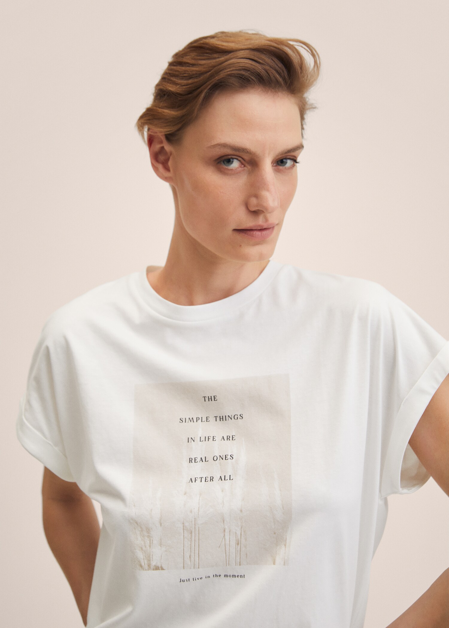 Bedrucktes Baumwoll-T-Shirt - Detail des Artikels 1