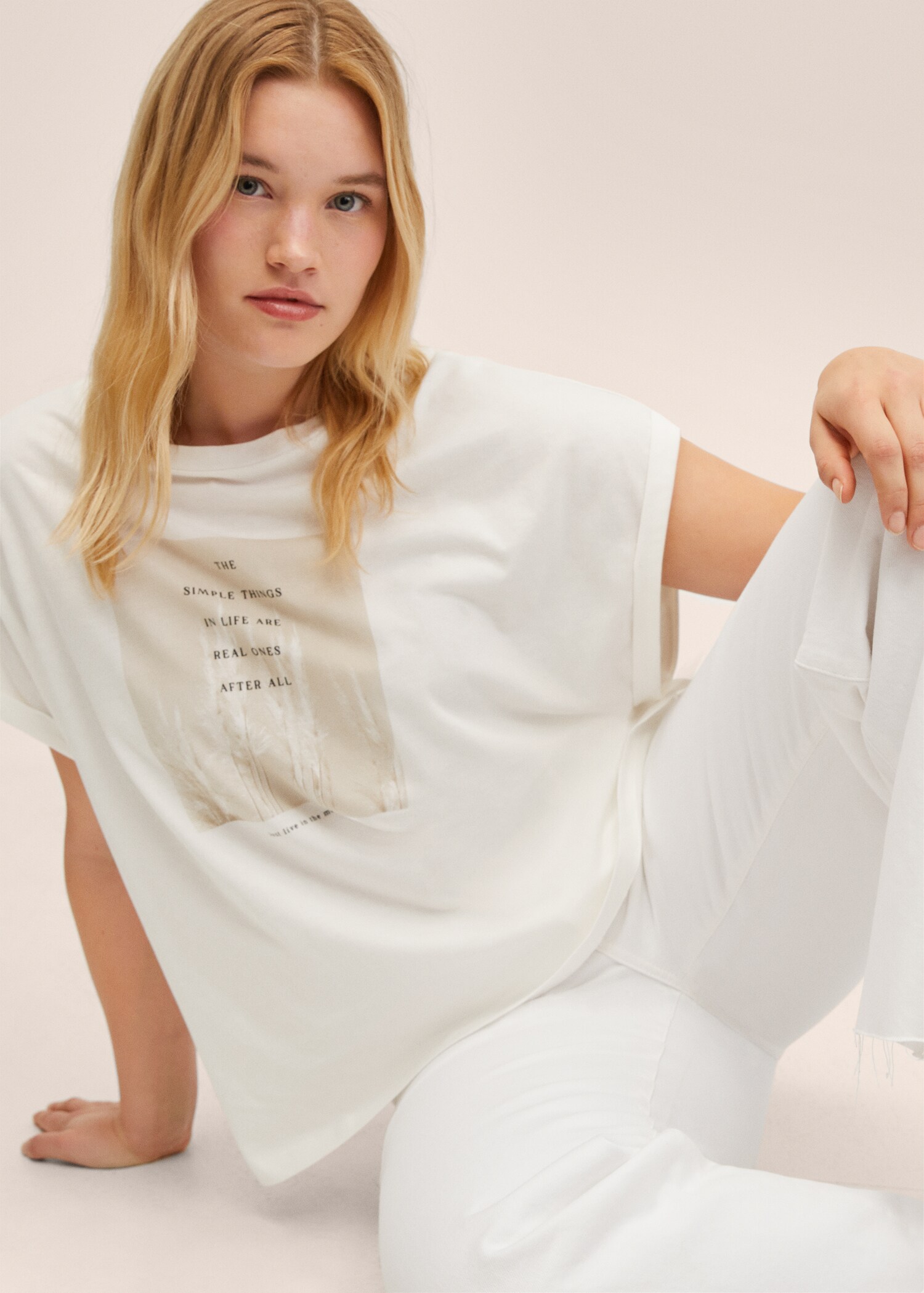 Bedrucktes Baumwoll-T-Shirt - Detail des Artikels 4