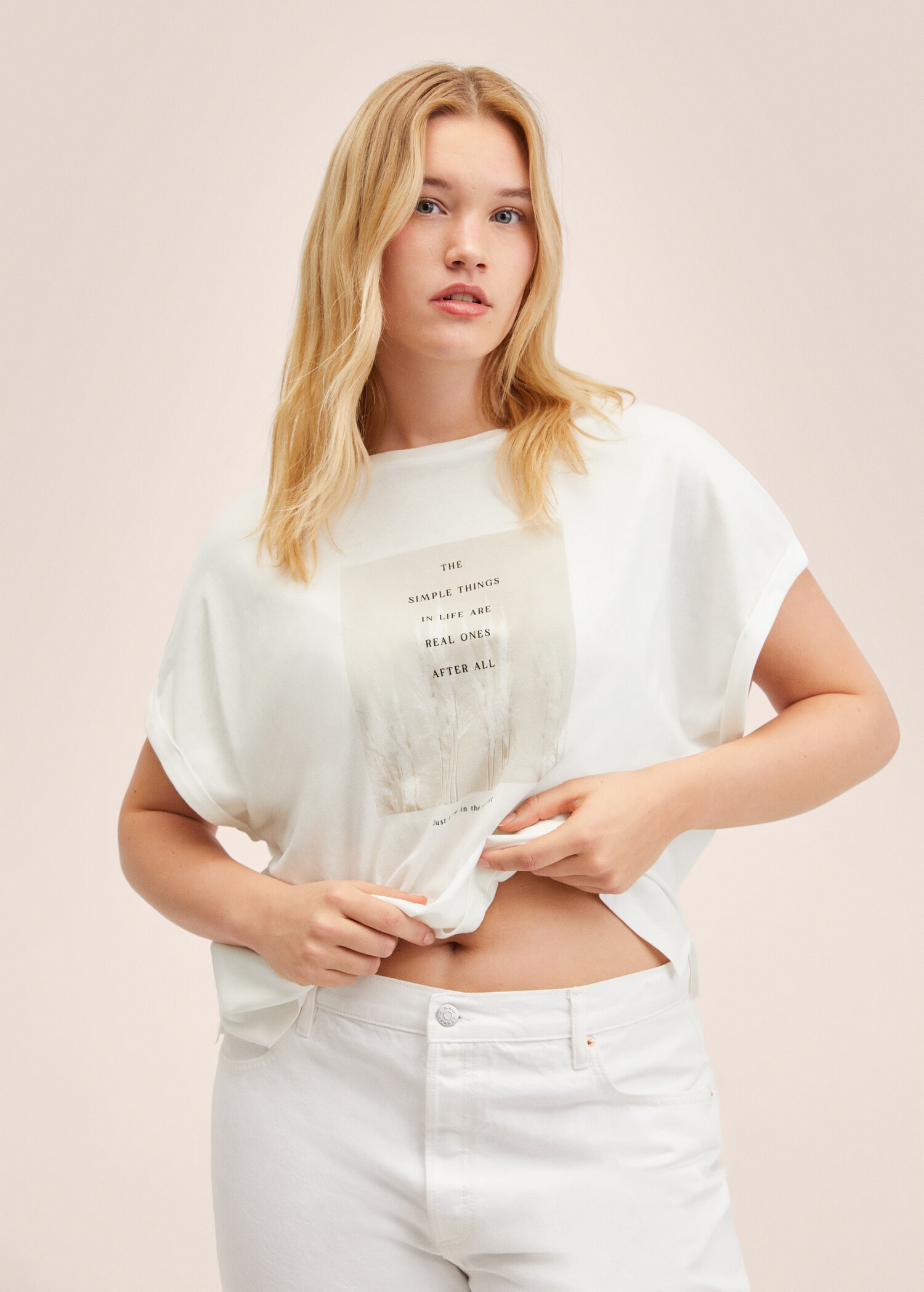 Bedrucktes Baumwoll-T-Shirt - Detail des Artikels 5