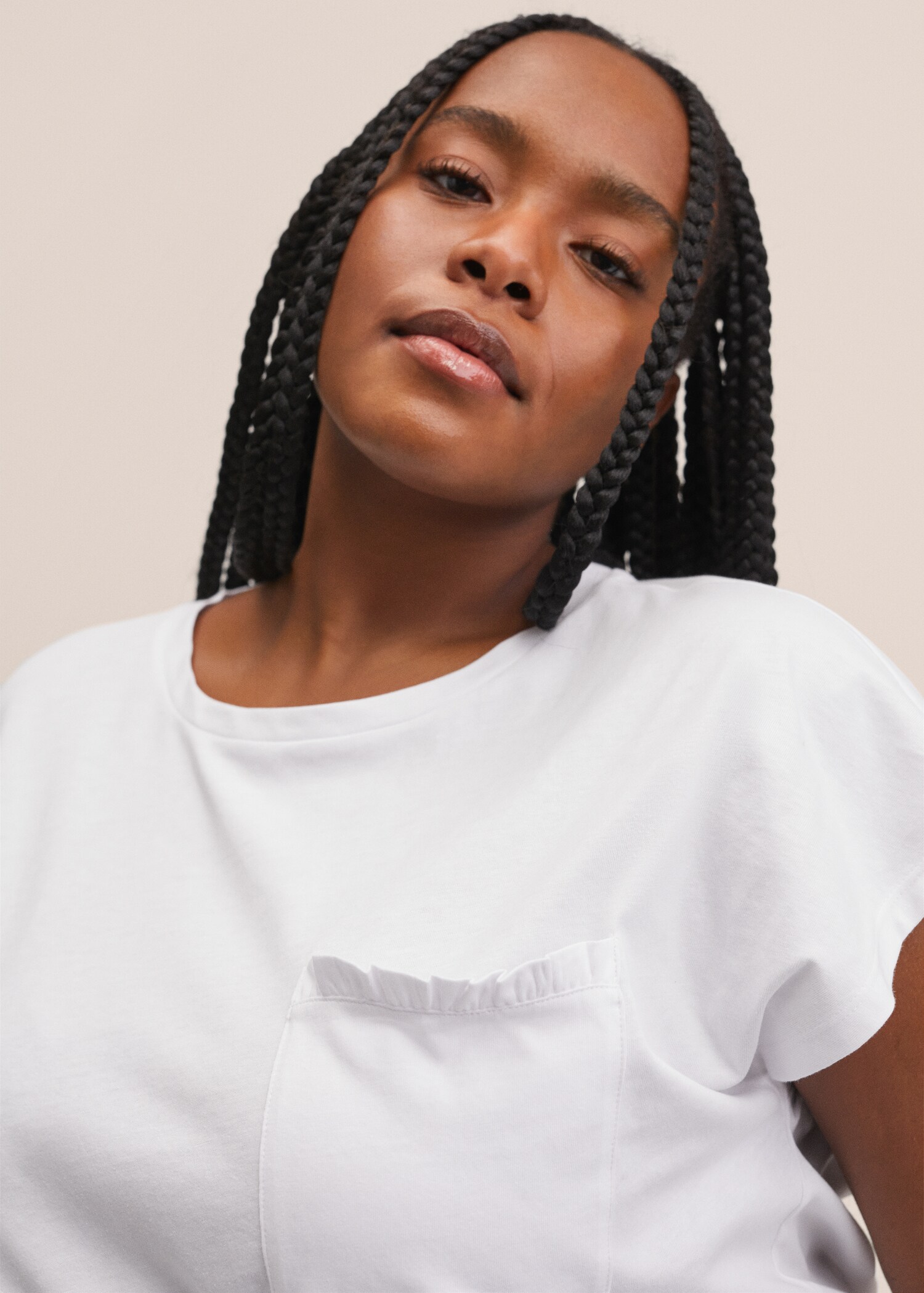 Katoenen blouse met borstzak - Detail van het artikel 4