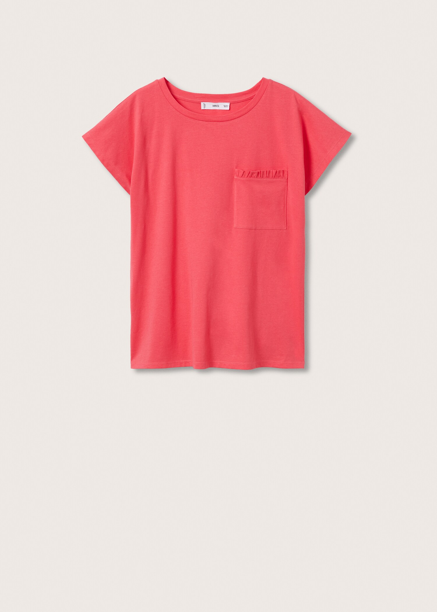 Katoenen blouse met borstzak - Artikel zonder model