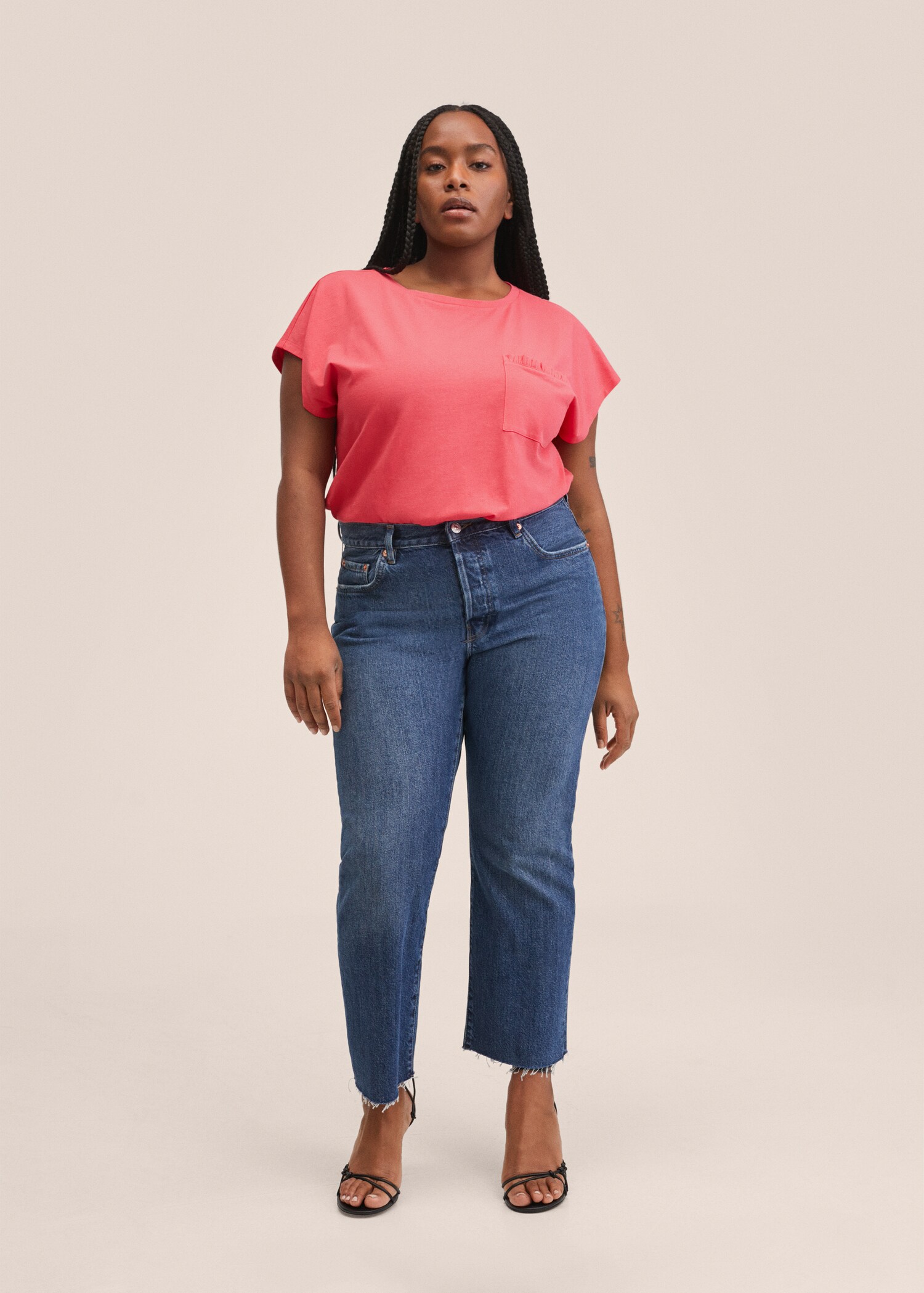 Katoenen blouse met borstzak - Detail van het artikel 5