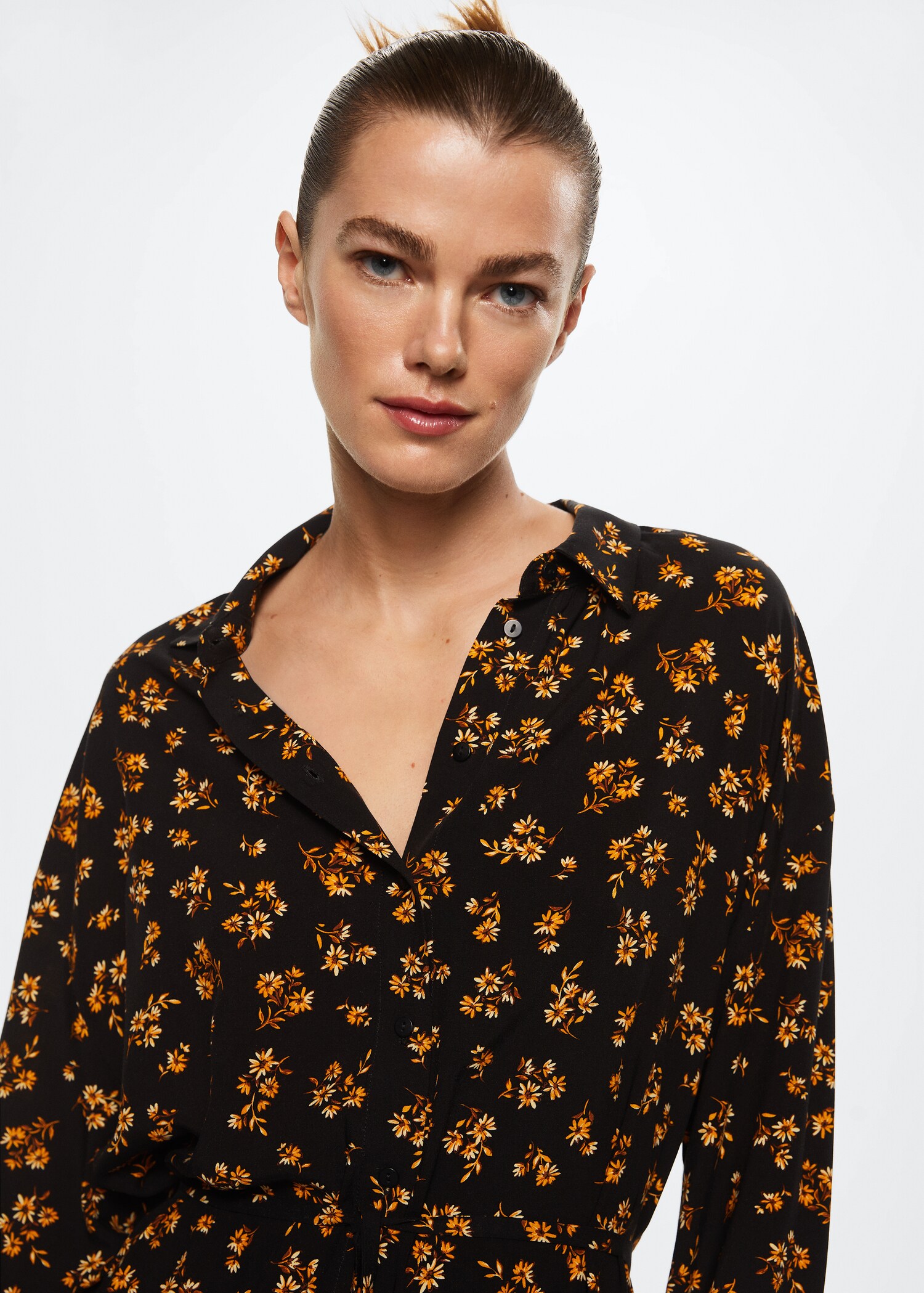 Robe chemisier imprimée - Détail de l'article 1
