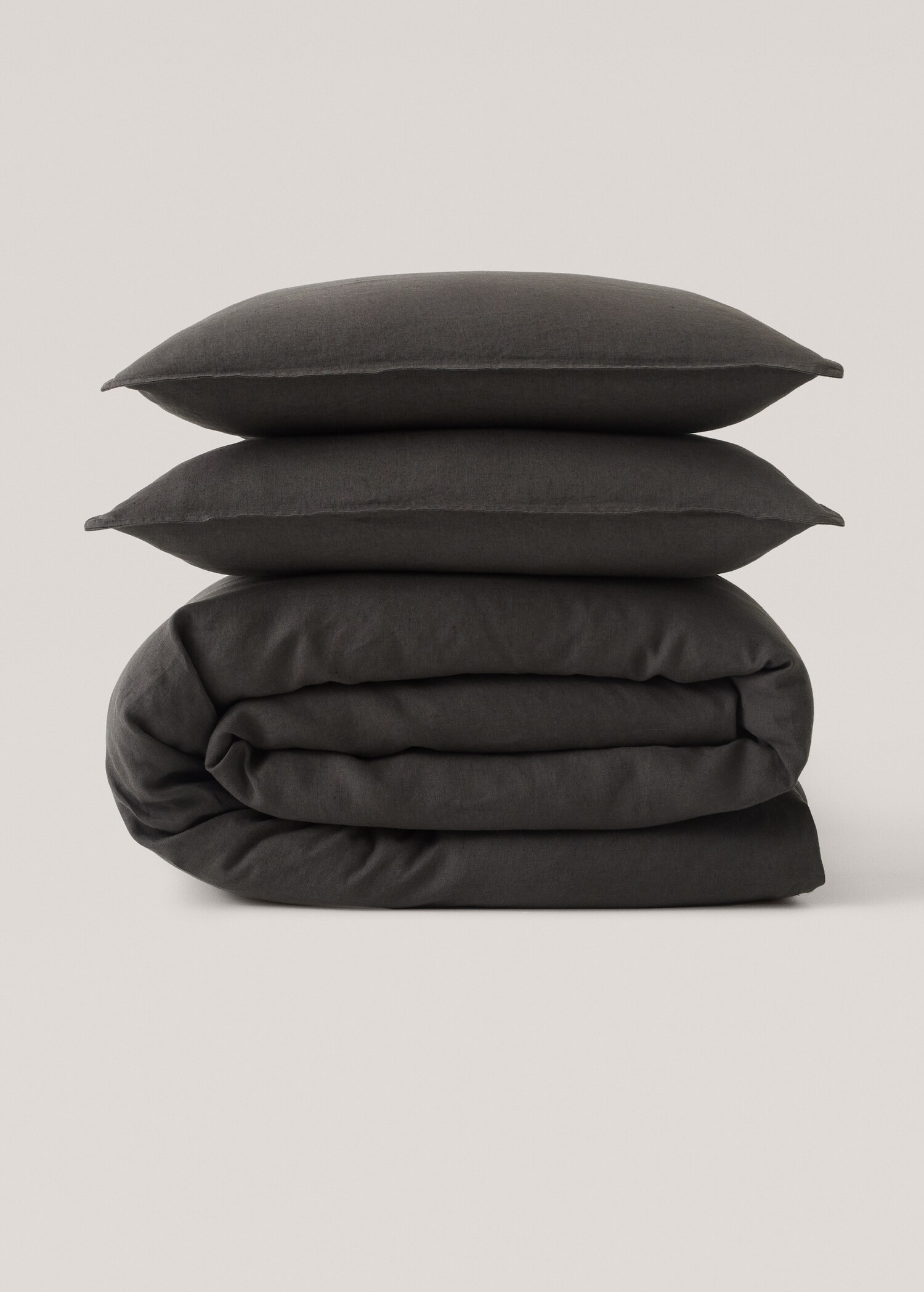 100% linen duvet cover large queen bed - Article without model