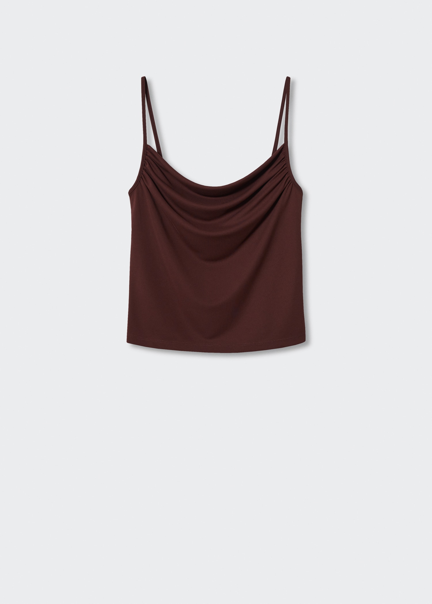 Top lencero drapeado - Artículo sin modelo