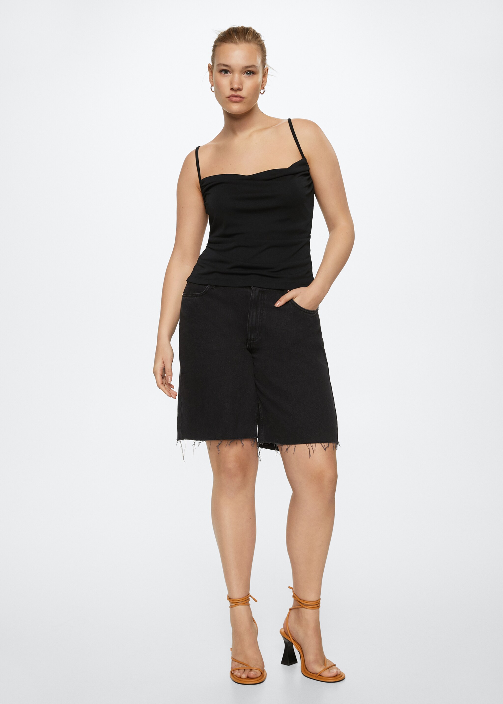 Drapiertes Lingerie-Top - Detail des Artikels 3