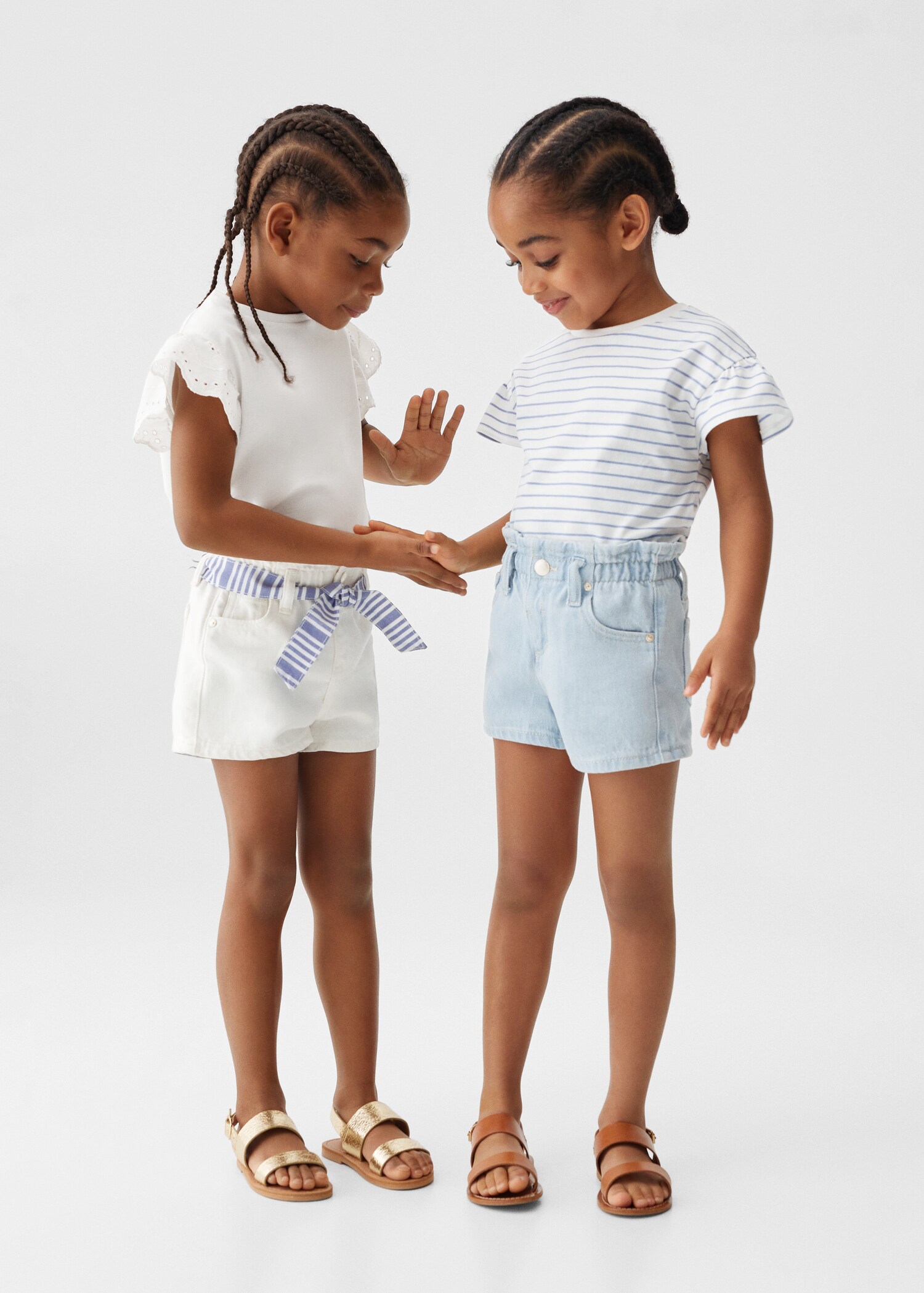 Shorts i denim paperbag - Artikkeldetalj 2