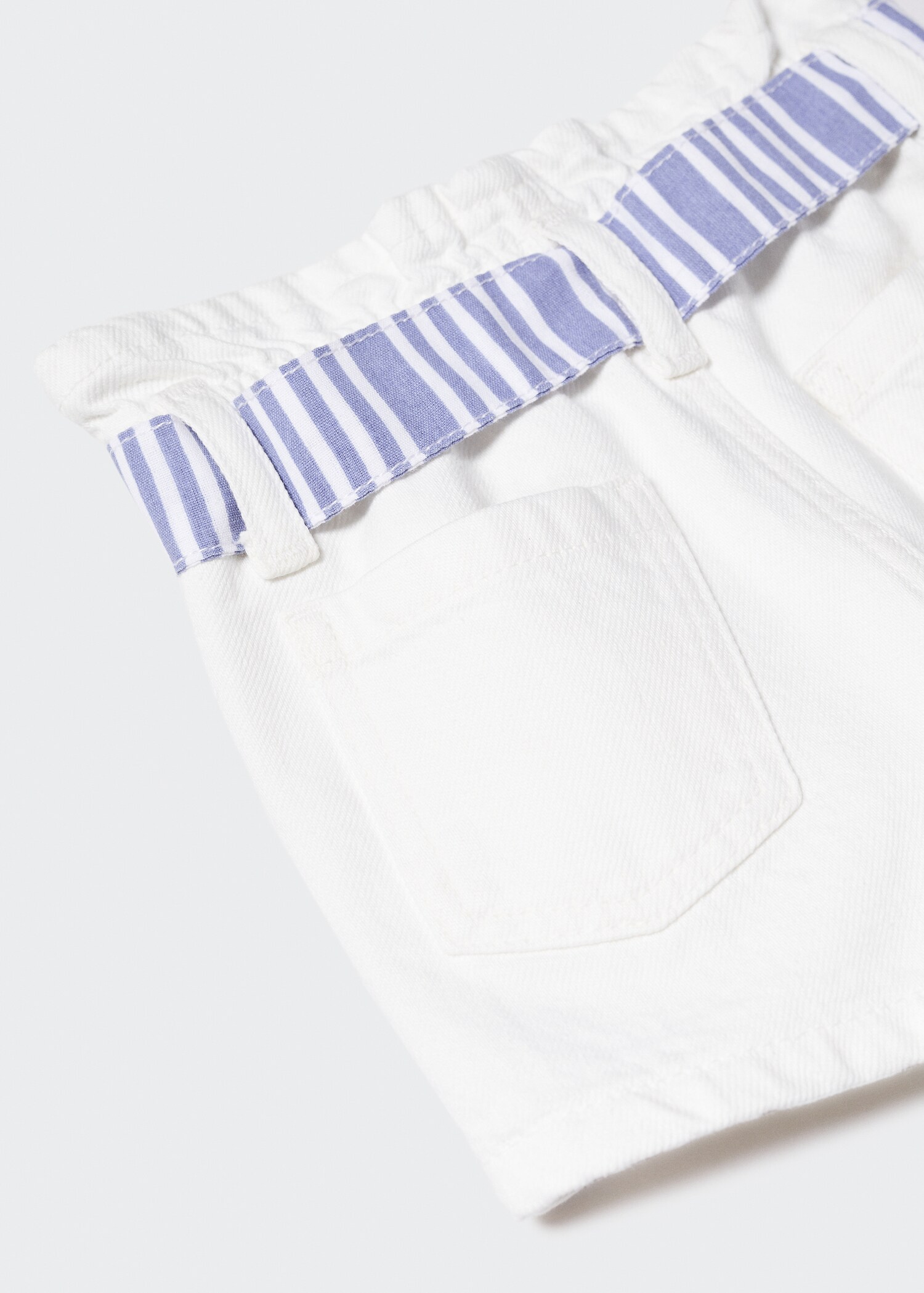 Shorts i denim paperbag - Artikkeldetalj 8