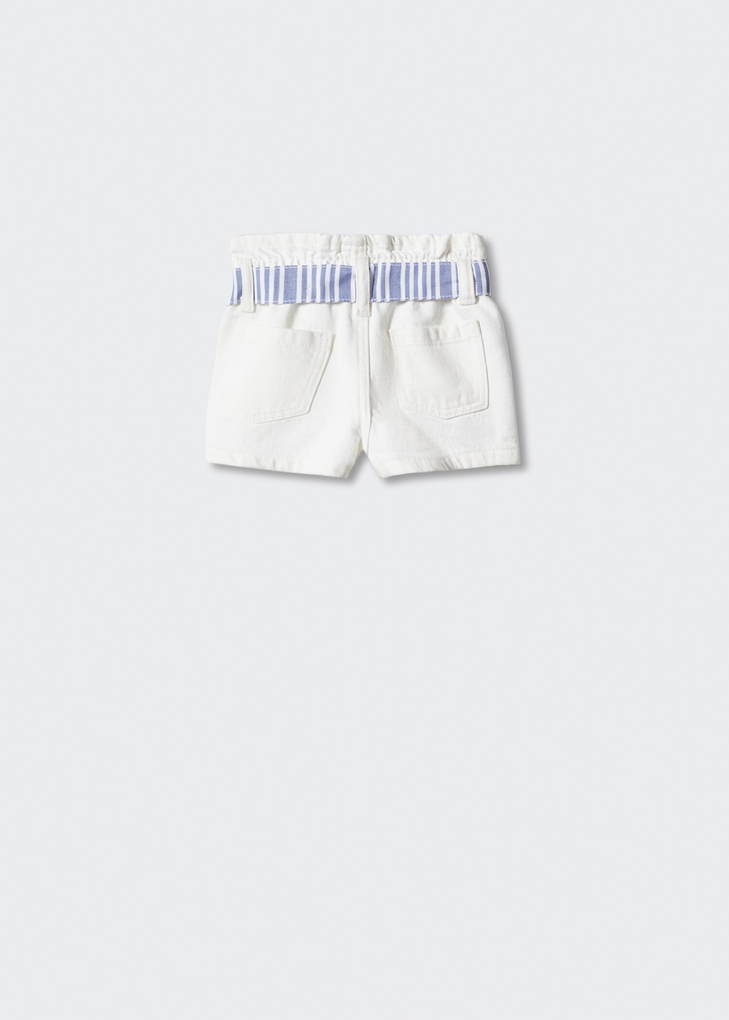 Shorts i denim paperbag - Baksiden av artikkelen