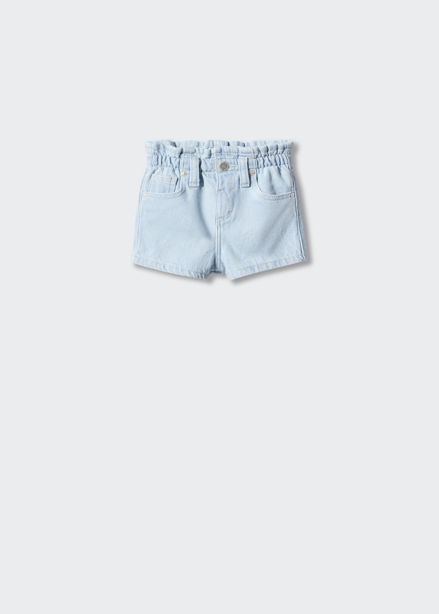 Shorts i denim paperbag - Artikkel uten modell