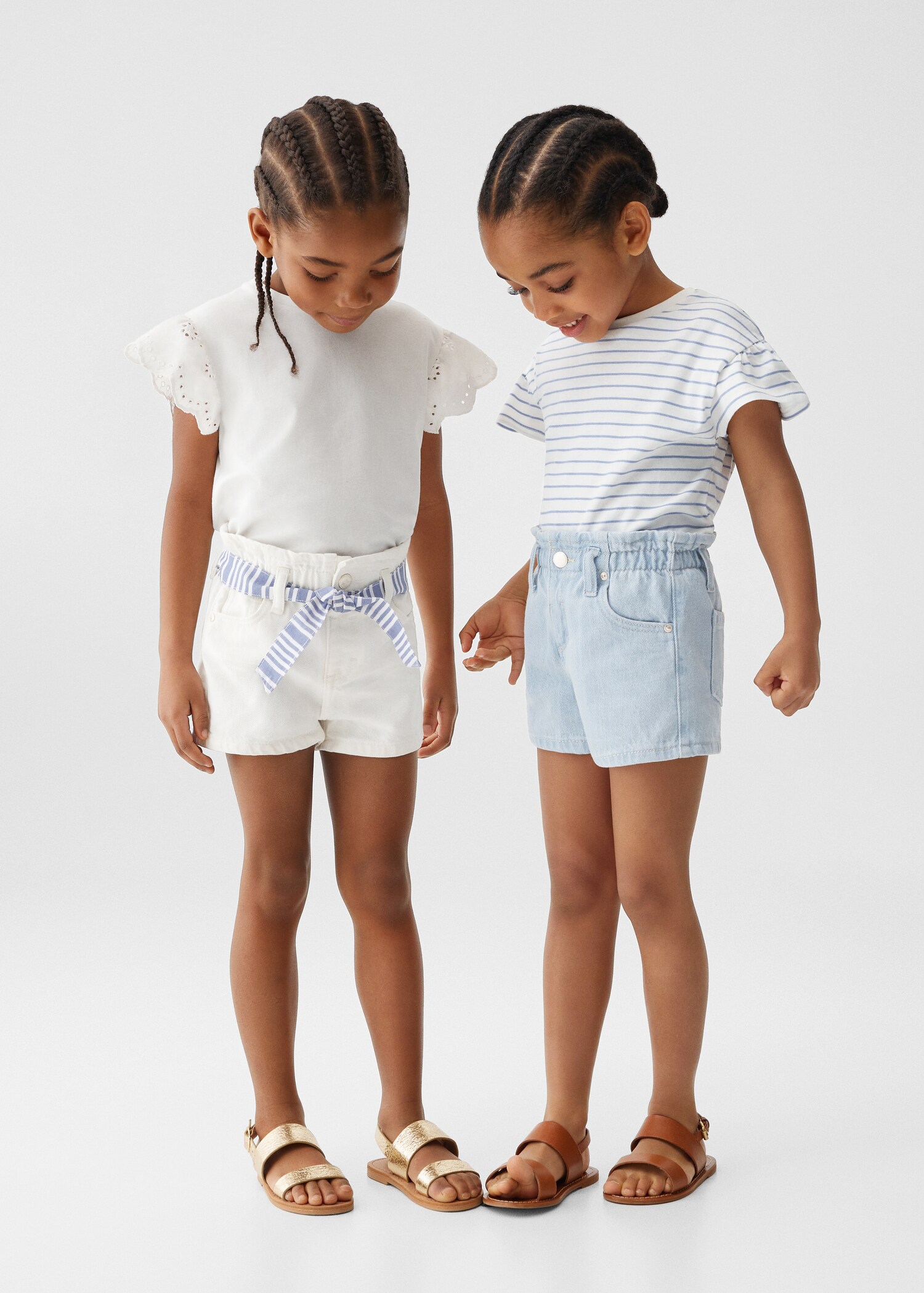 Shorts i denim paperbag - Artikkeldetalj 2