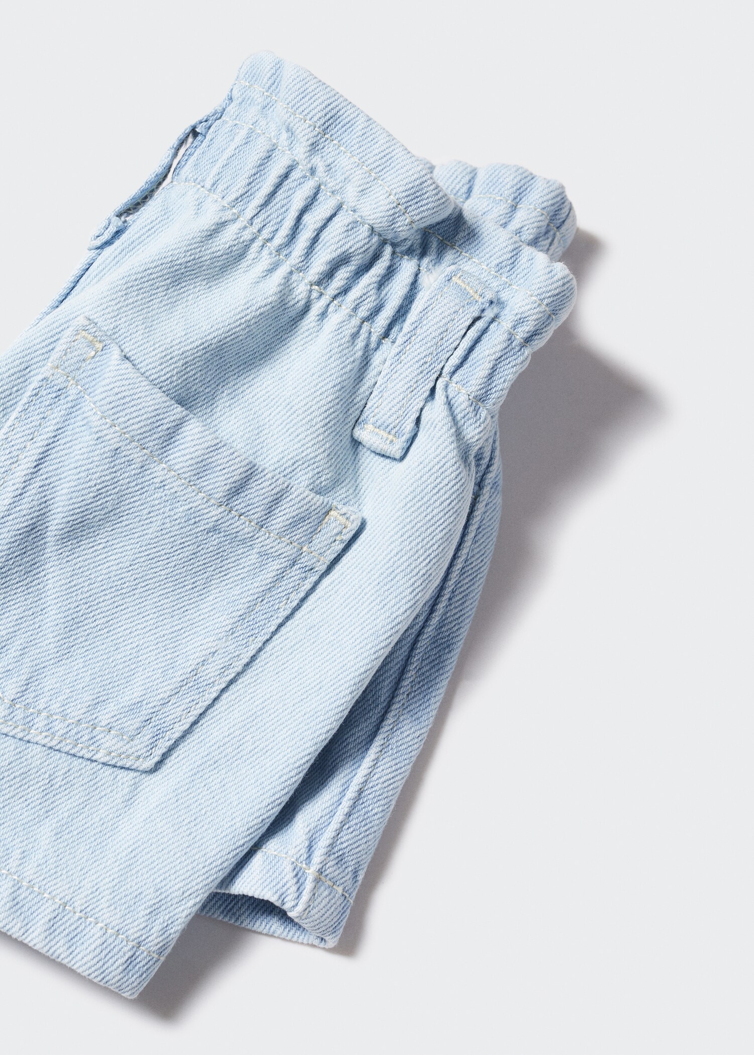 Shorts i denim paperbag - Artikkeldetalj 8