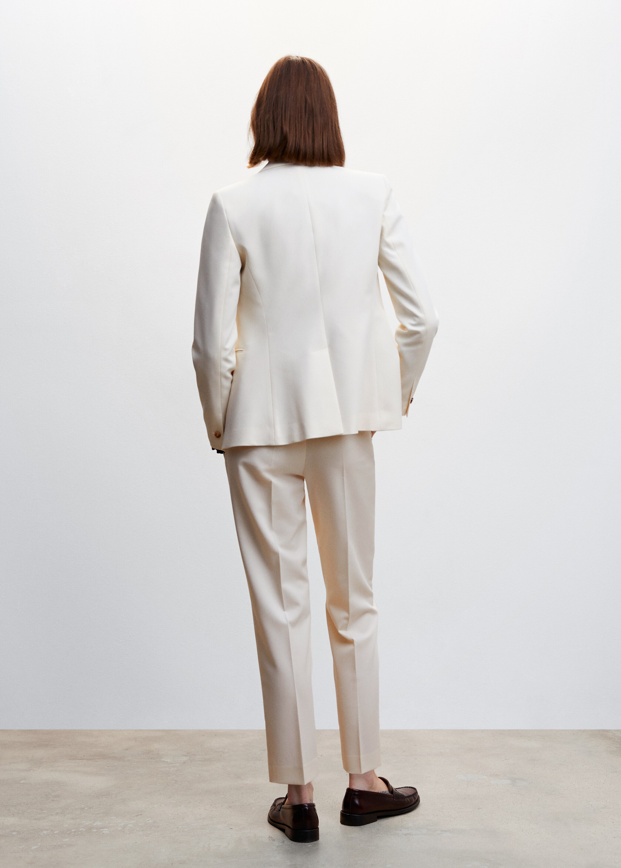 Fitted suit jacket - Reverse of the article