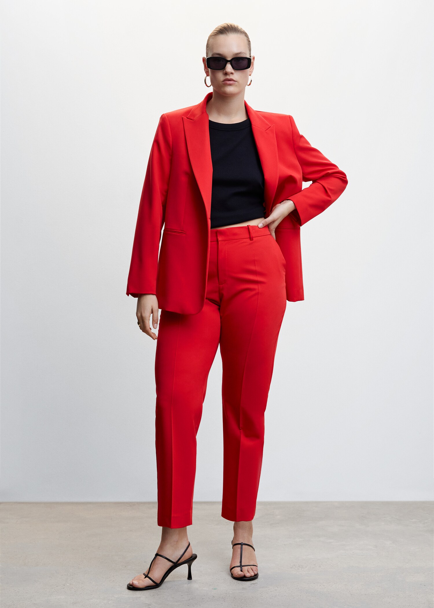 Fitted suit blazer - Details of the article 3