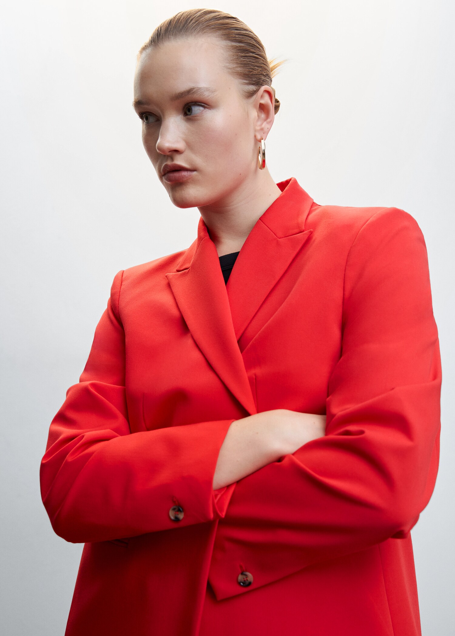 Fitted suit blazer - Details of the article 4