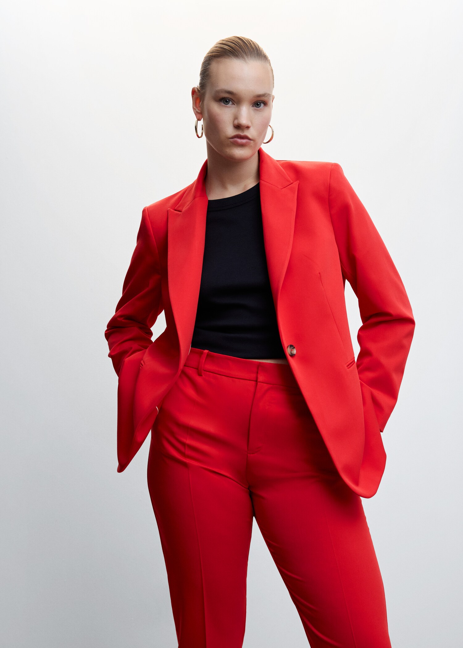 Fitted suit blazer - Details of the article 5