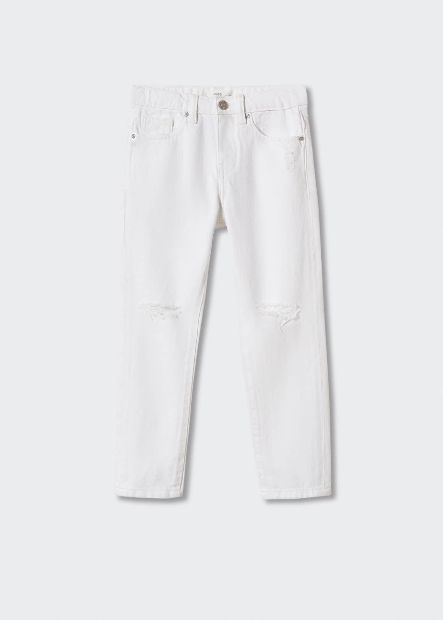 Dad decorative ripped jeans - Προϊόν χωρίς μοντέλο