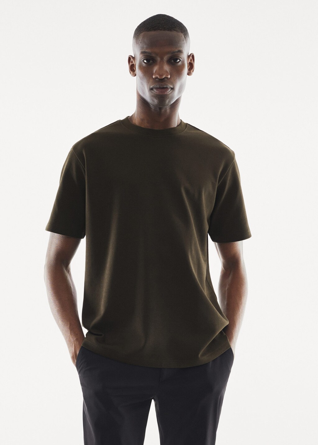Camisetas hombre top mango outlet