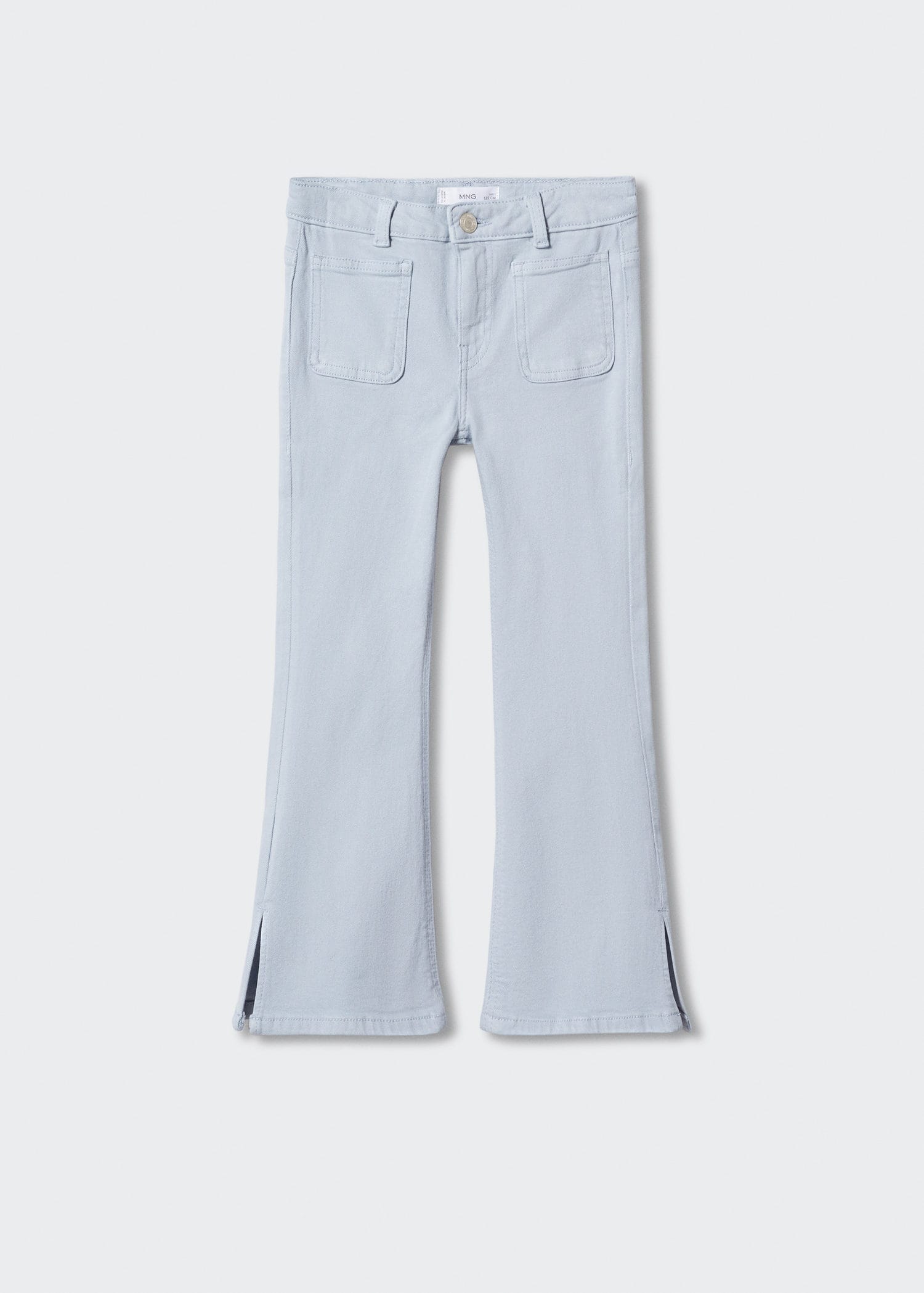 Flared jeans with opening - Προϊόν χωρίς μοντέλο