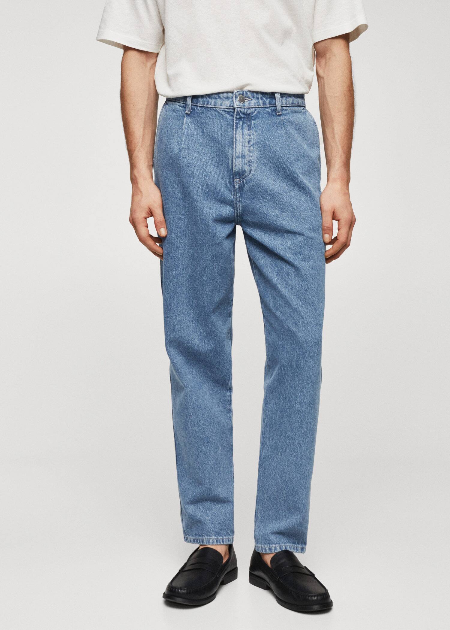 Dart slouchy jeans - Náhled ve středové rovině